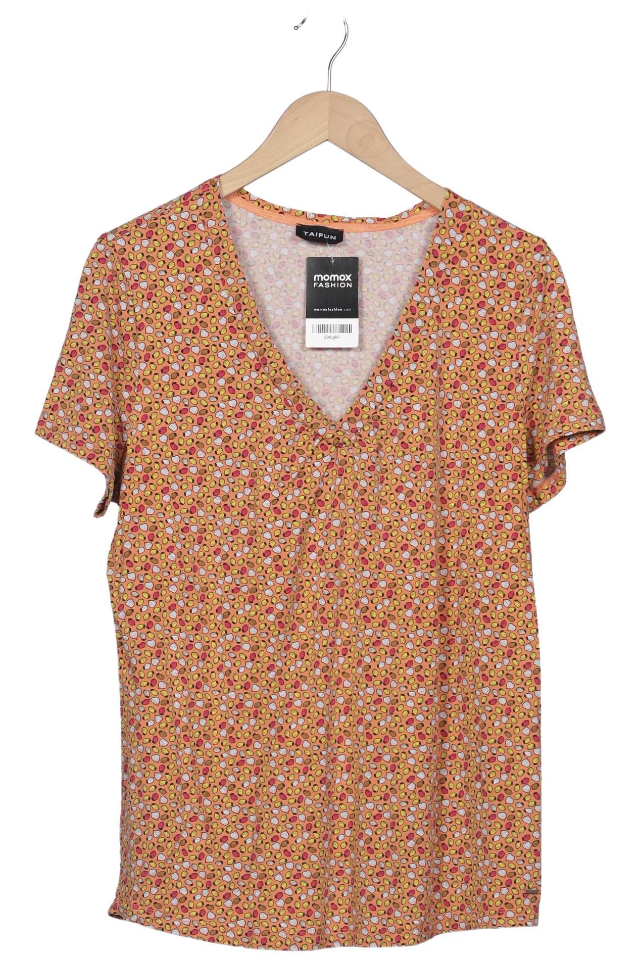 

Taifun Damen T-Shirt, orange, Gr. 46