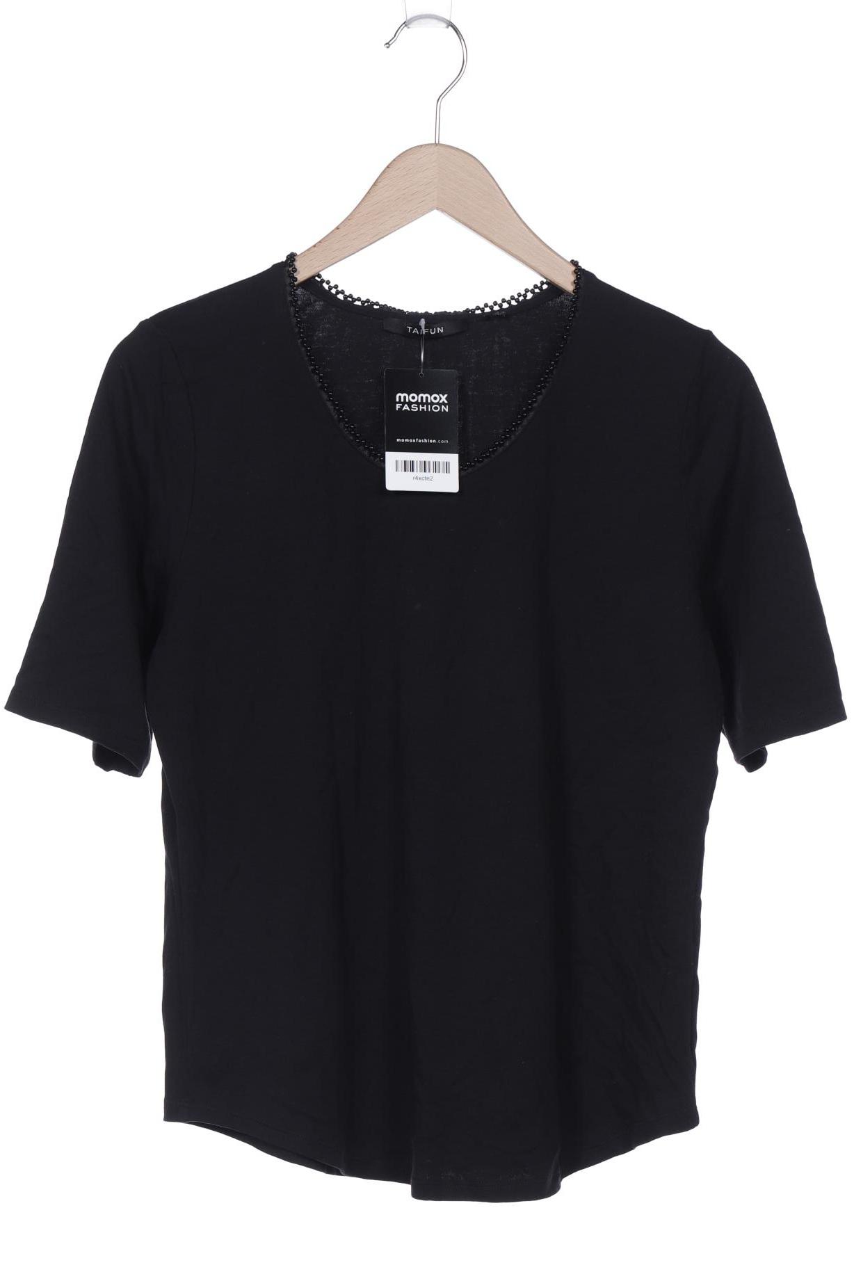 

Taifun Damen T-Shirt, schwarz, Gr. 38