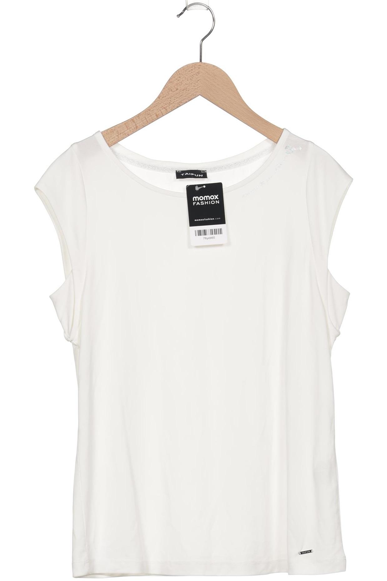 

Taifun Damen T-Shirt, weiß, Gr. 38