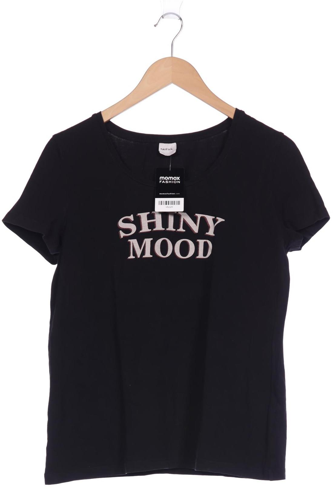 

Taifun Damen T-Shirt, schwarz, Gr. 42