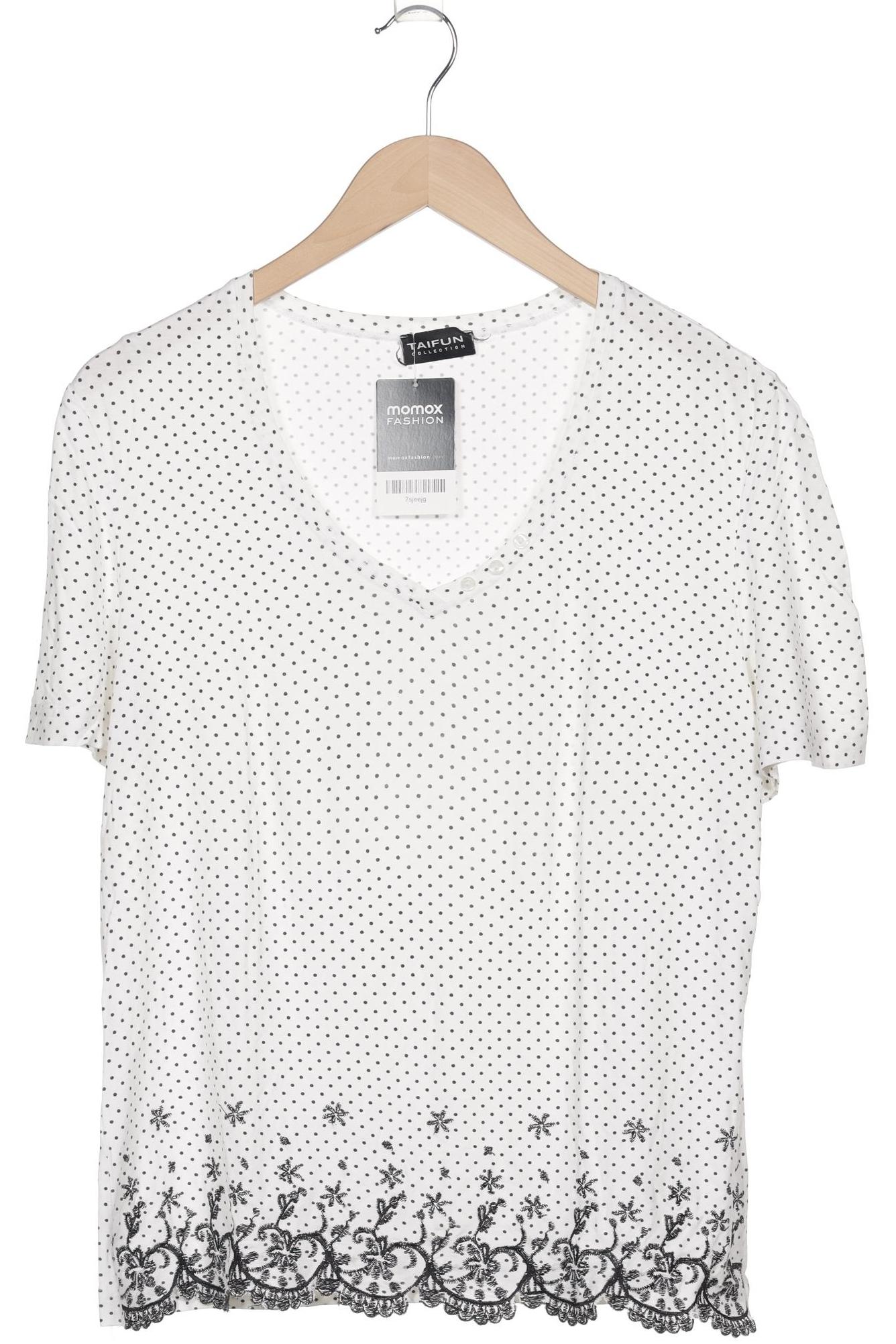 

Taifun Damen T-Shirt, weiß, Gr. 42