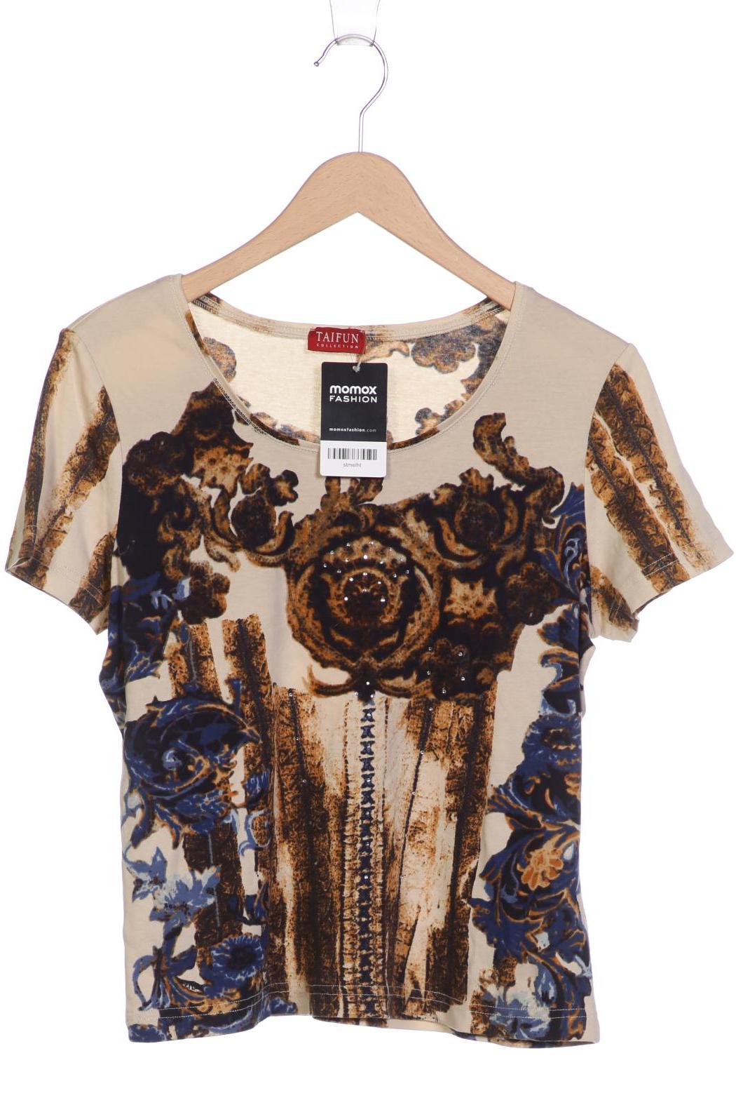 

Taifun Damen T-Shirt, beige, Gr. 42