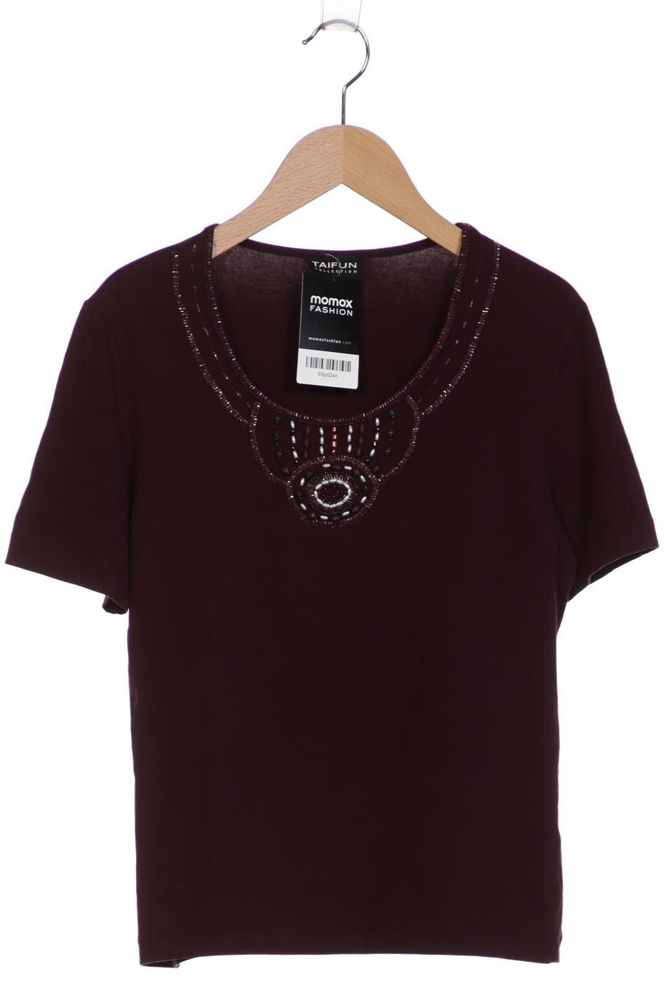 

Taifun Damen T-Shirt, bordeaux, Gr. 38
