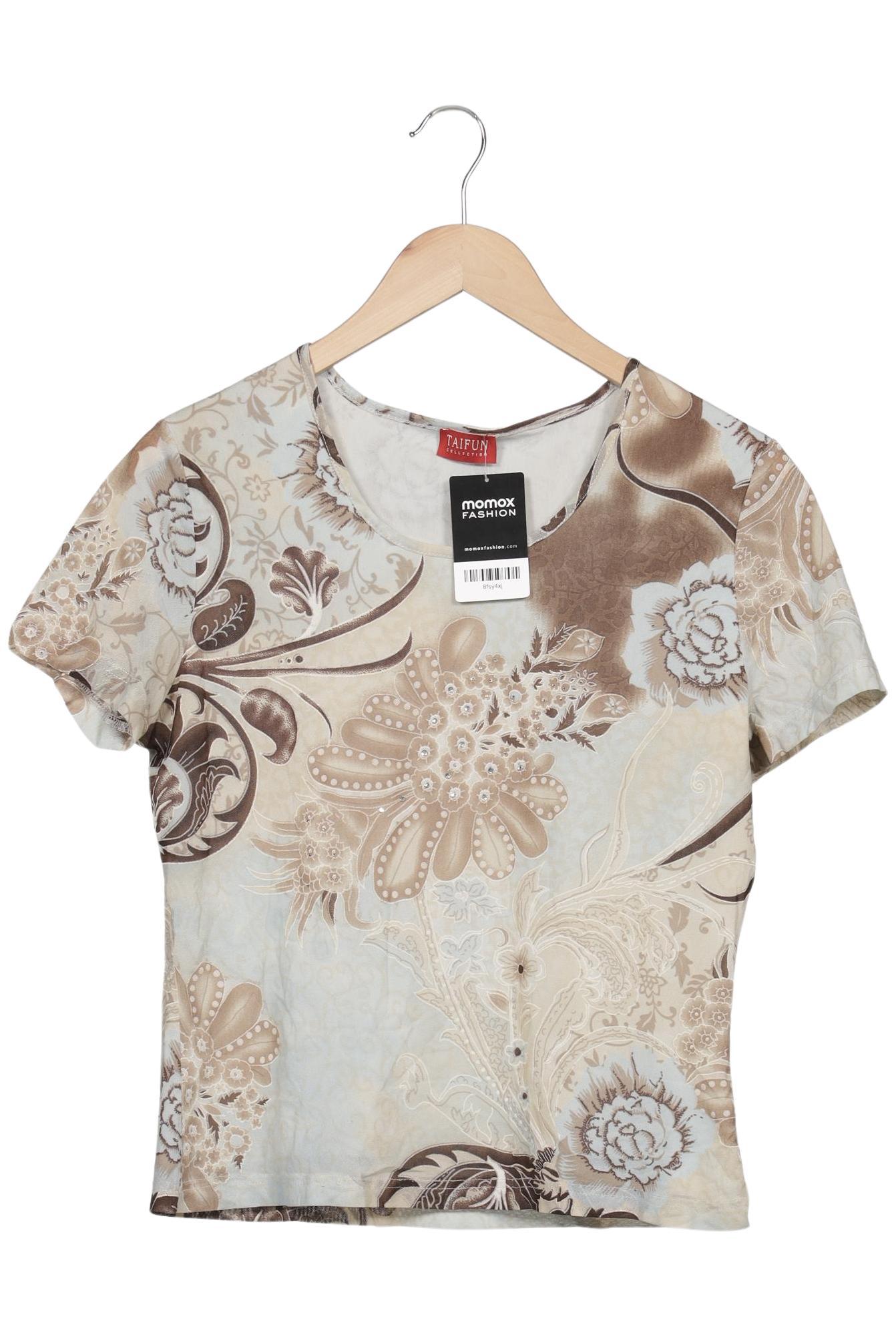

Taifun Damen T-Shirt, beige, Gr. 42