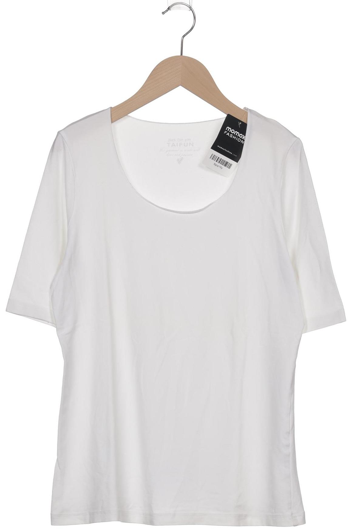 

Taifun Damen T-Shirt, weiß, Gr. 38