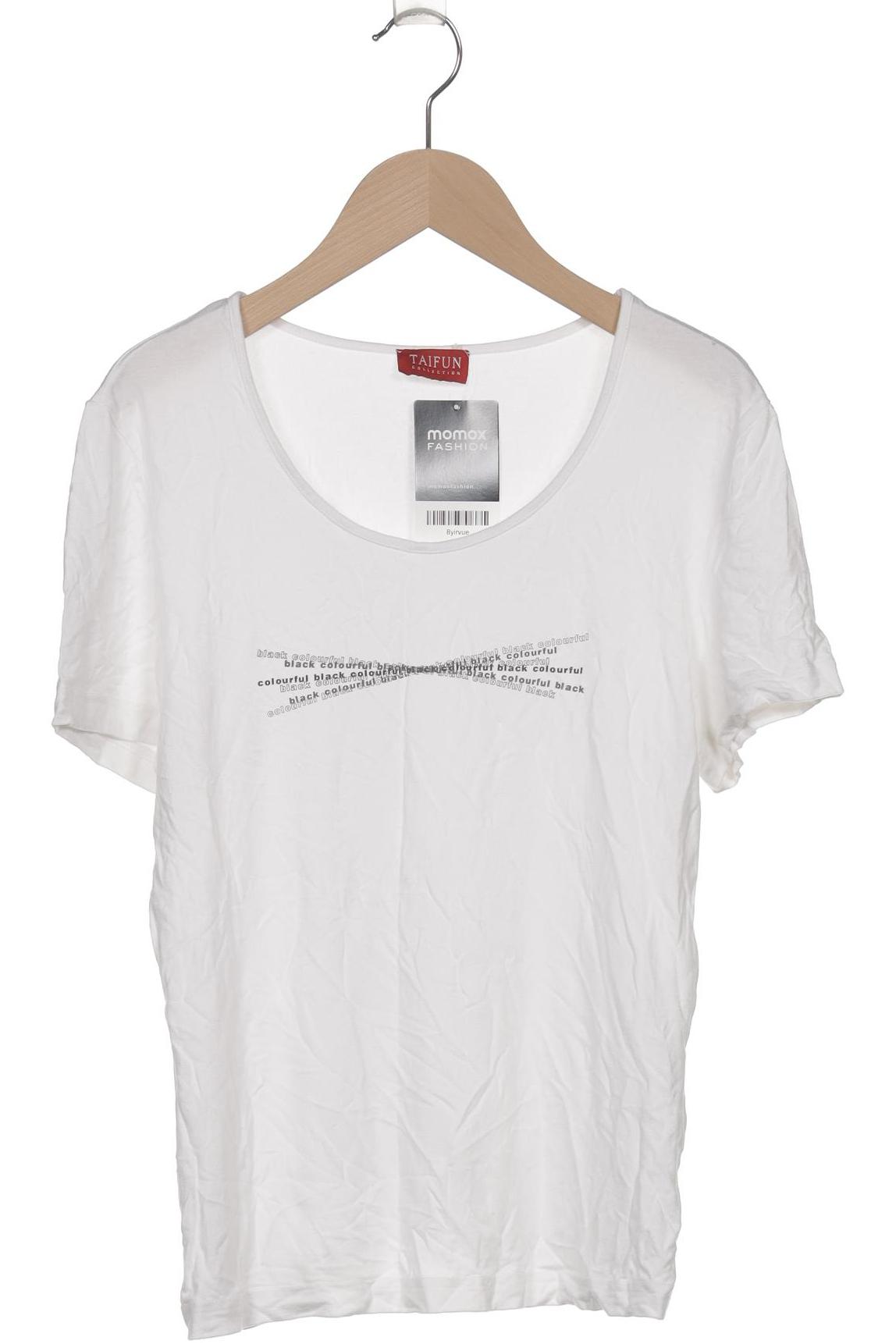 

Taifun Damen T-Shirt, weiß, Gr. 40