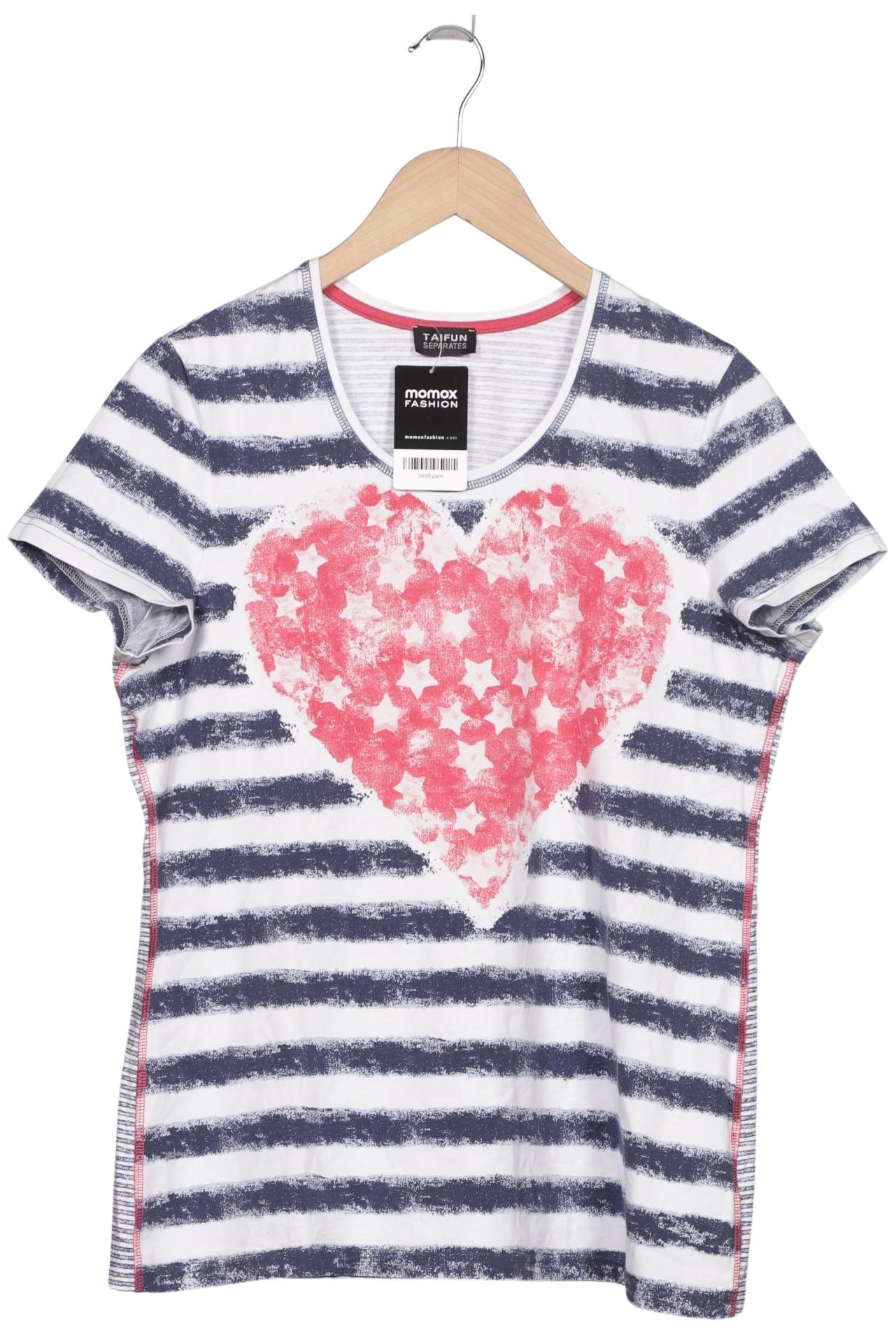 

Taifun Damen T-Shirt, weiß, Gr. 44