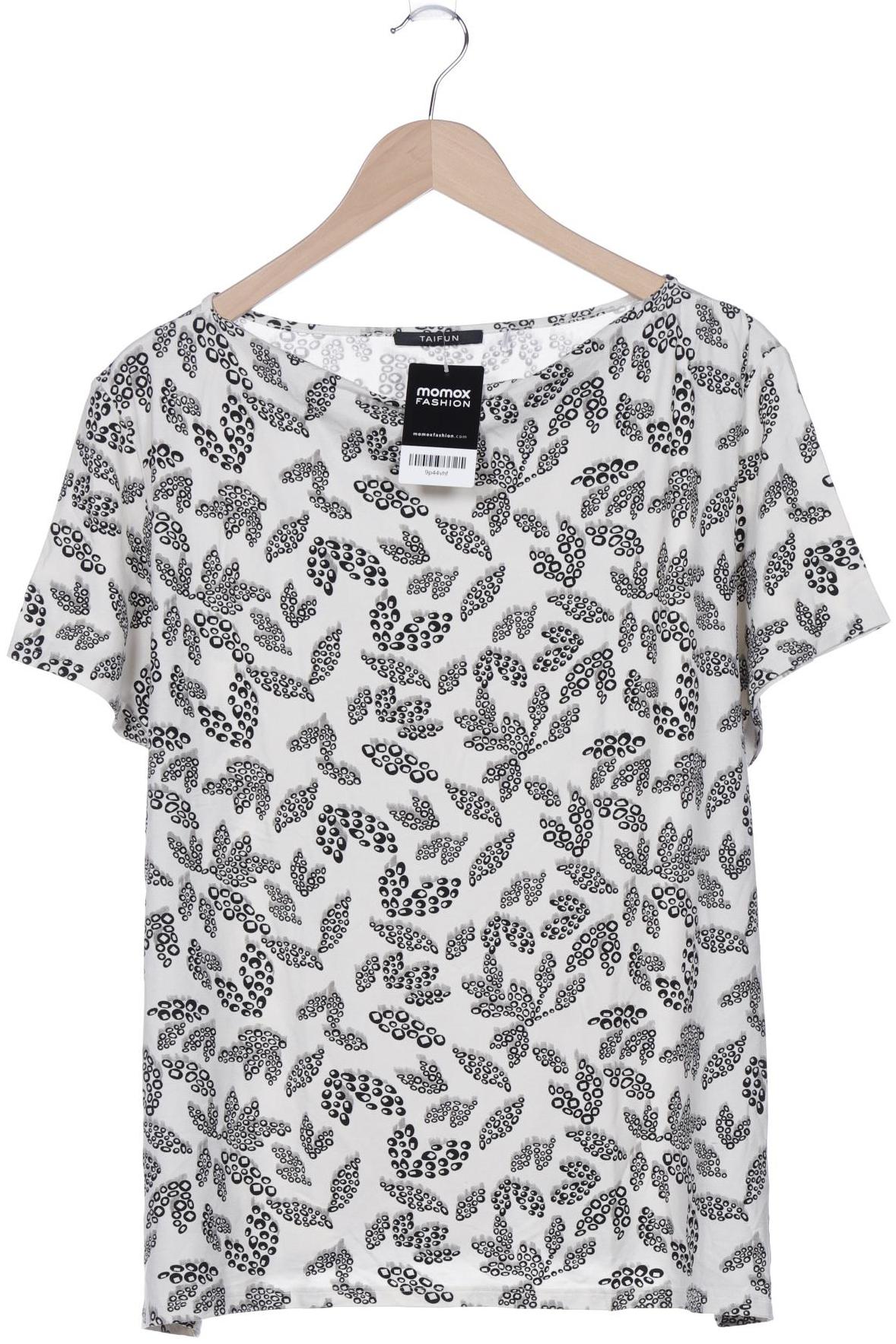 

Taifun Damen T-Shirt, cremeweiß, Gr. 48