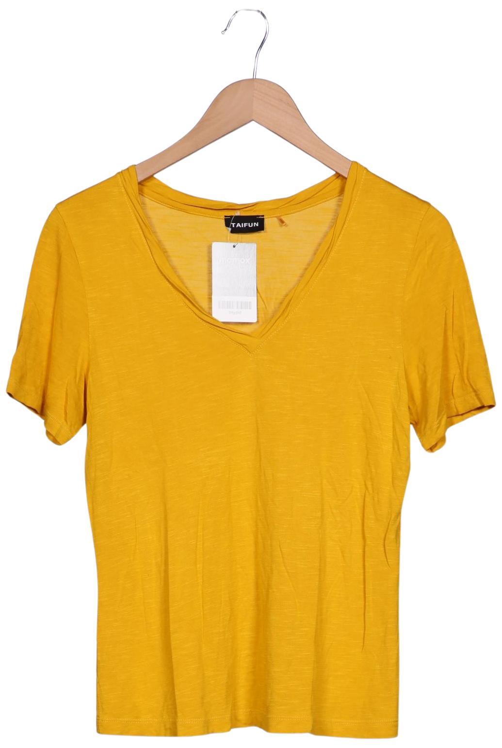 

Taifun Damen T-Shirt, gelb, Gr. 38