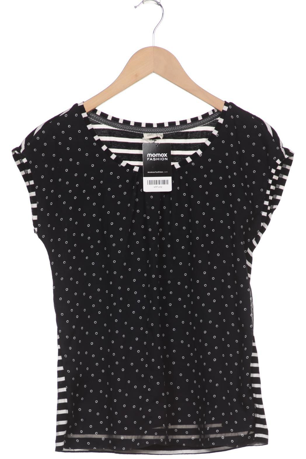 

Taifun Damen T-Shirt, schwarz, Gr. 34