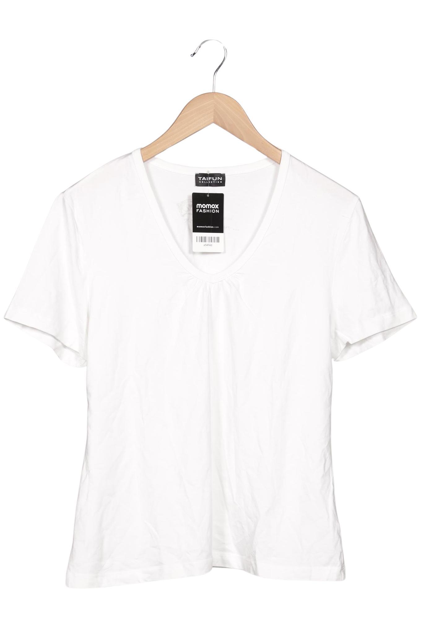 

Taifun Damen T-Shirt, weiß, Gr. 44