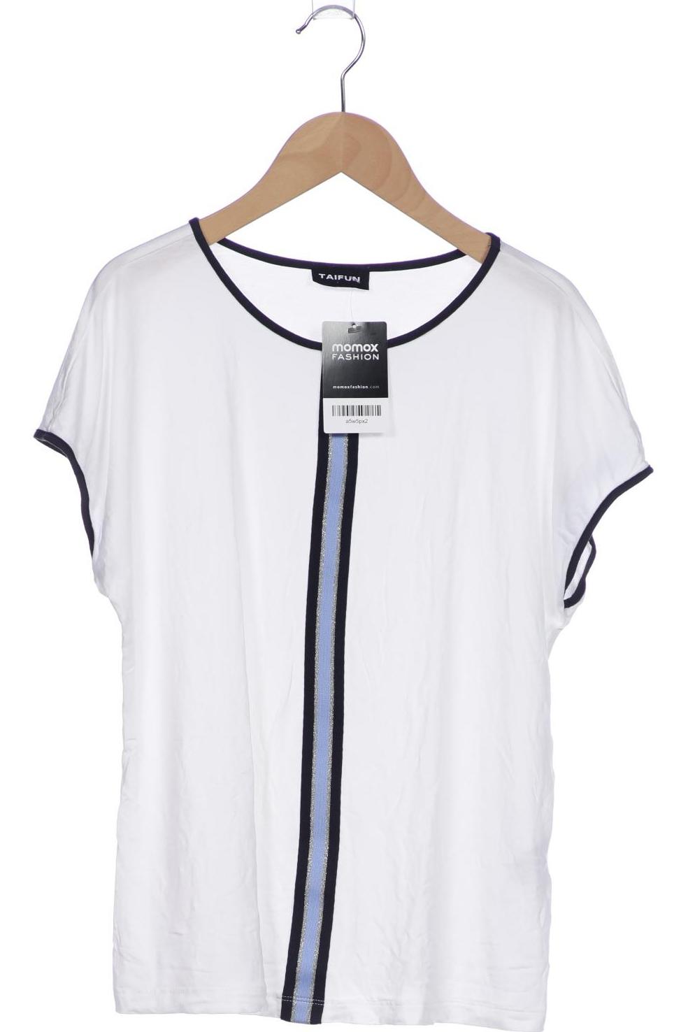 

Taifun Damen T-Shirt, weiß, Gr. 34