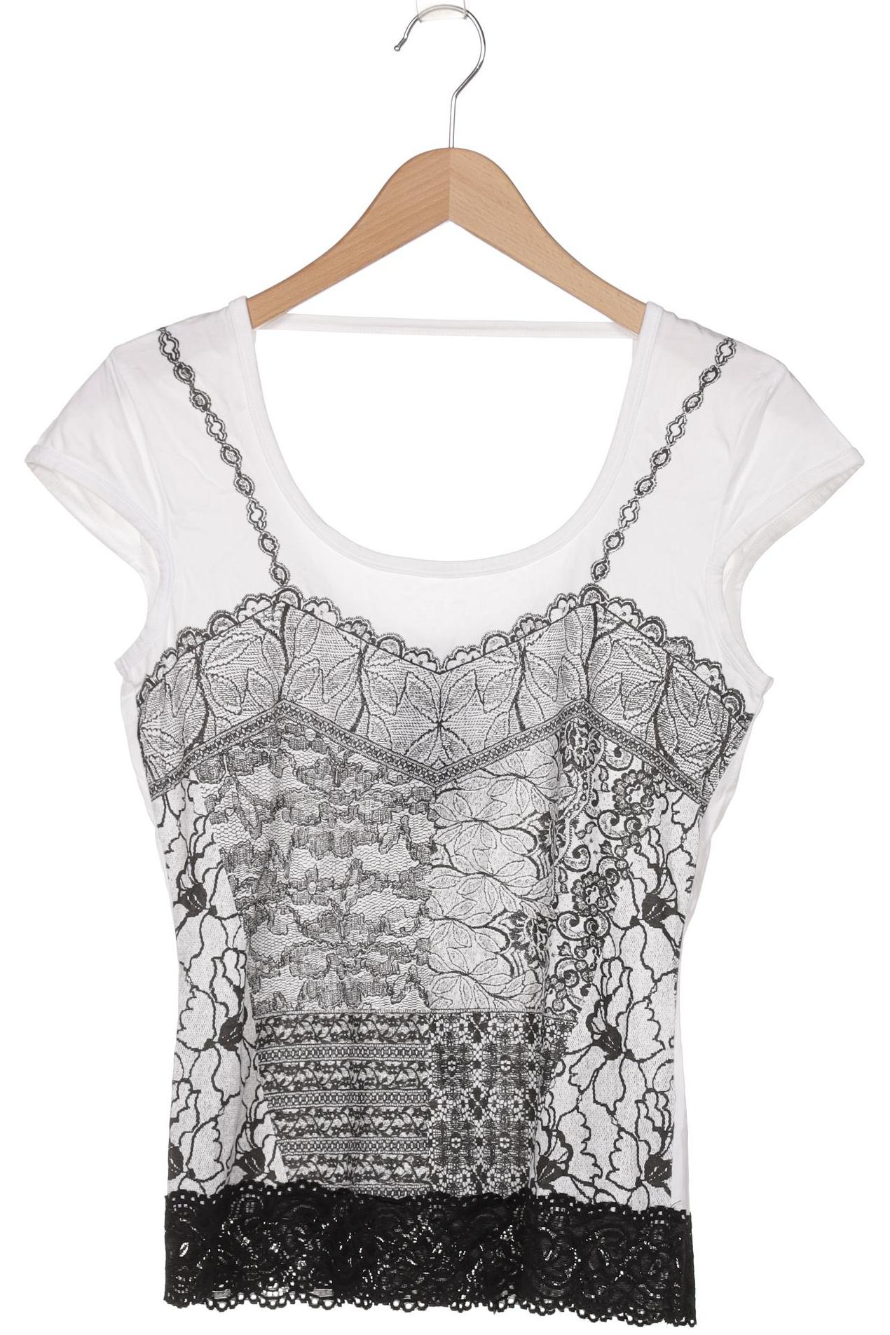 

Taifun Damen T-Shirt, weiß, Gr. 40