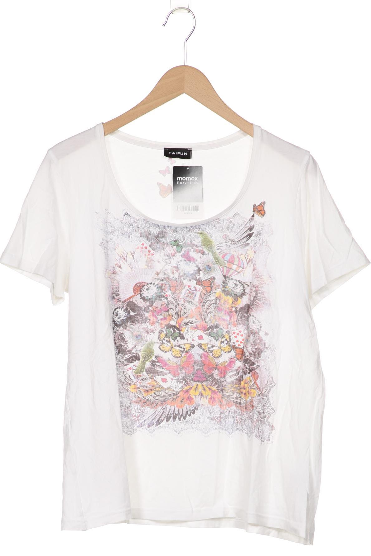 

TAIFUN Damen T-Shirt, weiß