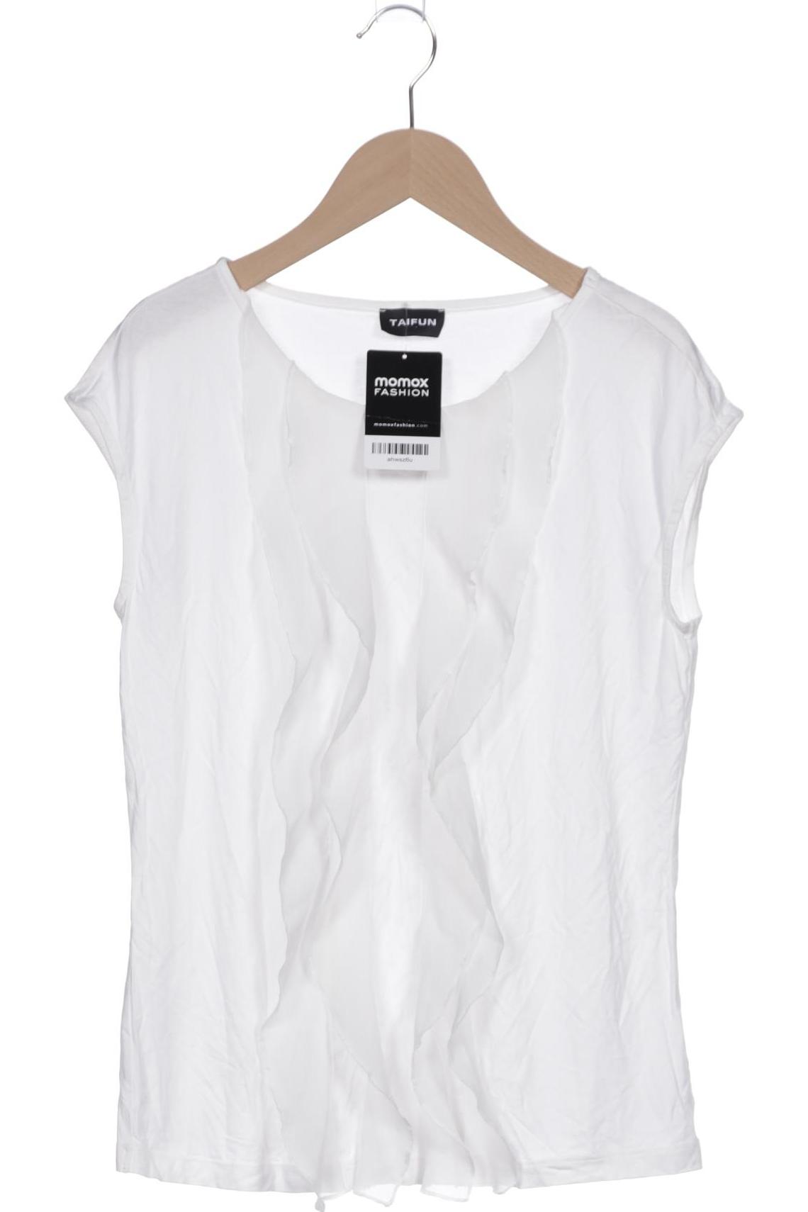 

TAIFUN Damen T-Shirt, weiß