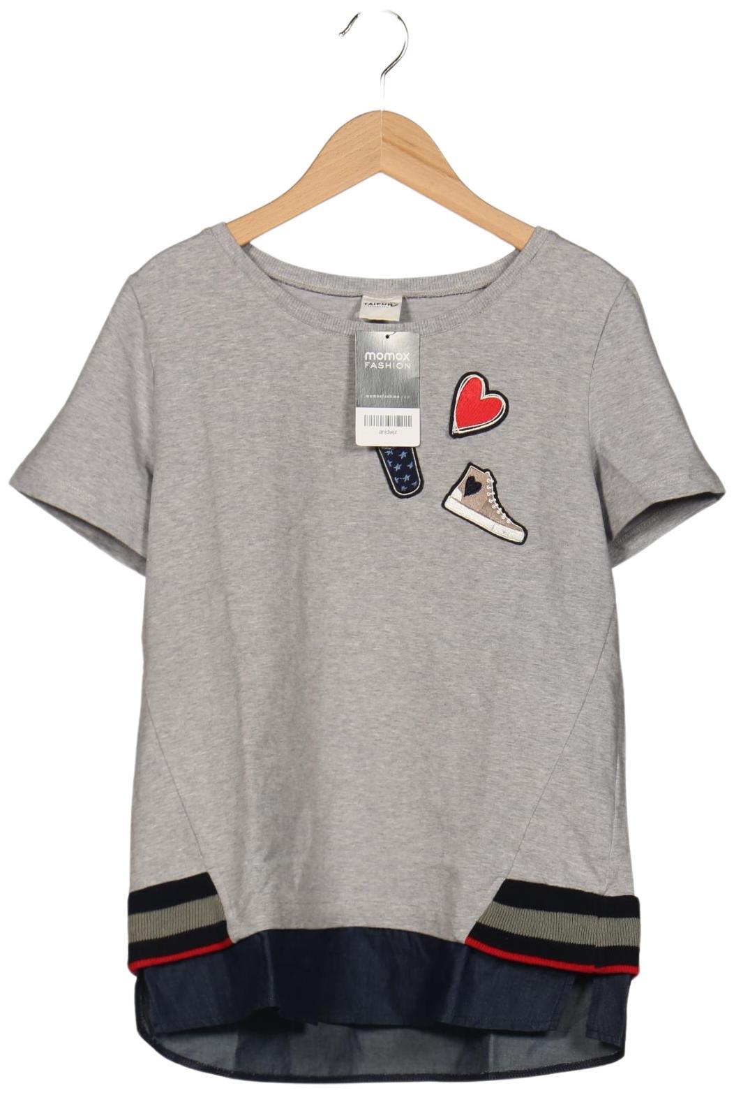 

Taifun Damen T-Shirt, grau, Gr. 38
