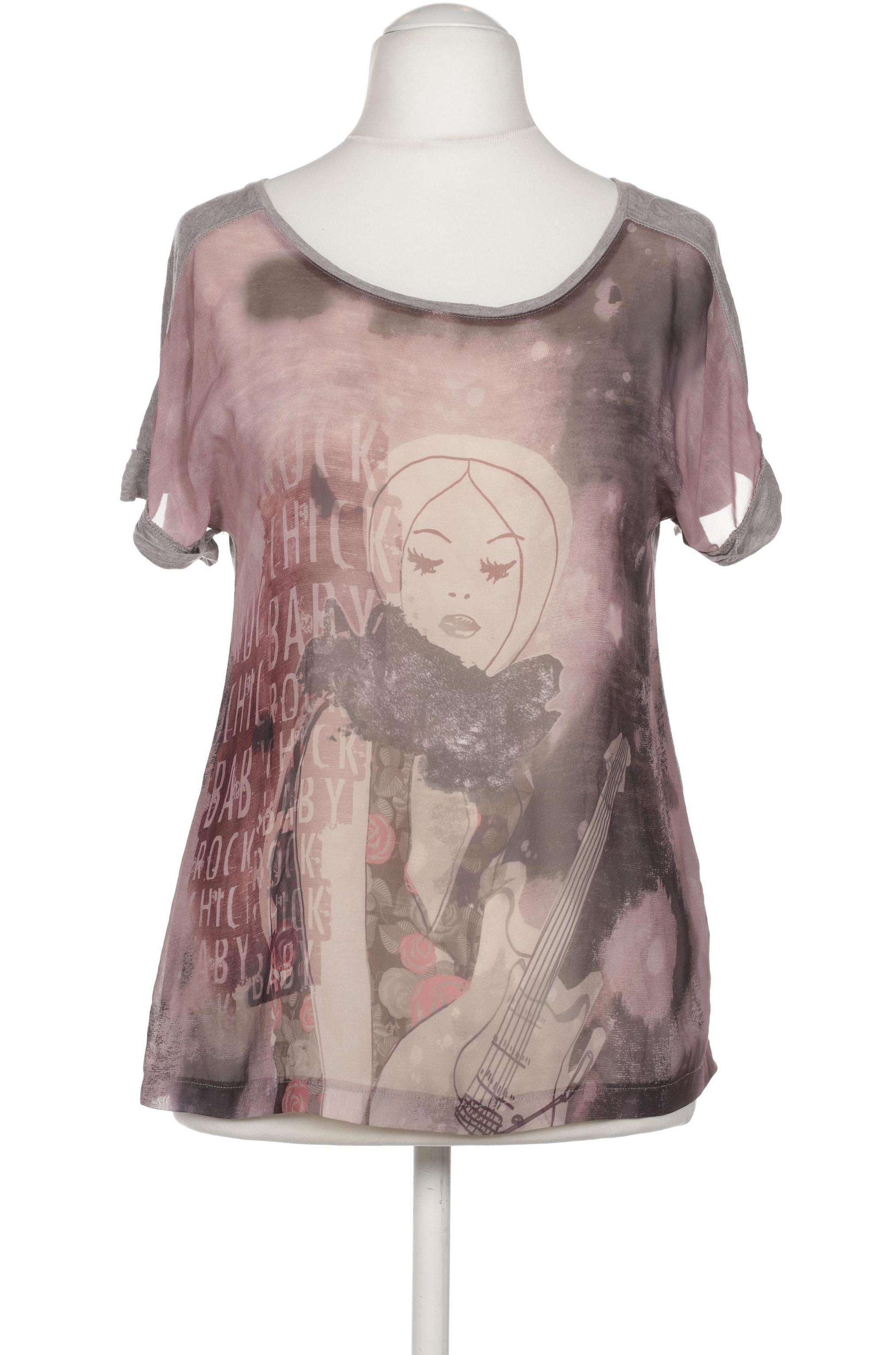 

Taifun Damen T-Shirt, braun, Gr. 36