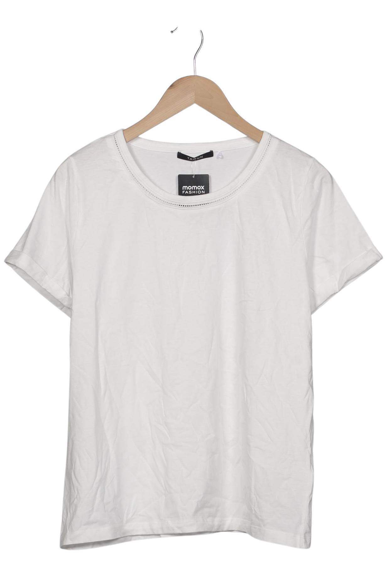 

Taifun Damen T-Shirt, weiß, Gr. 44