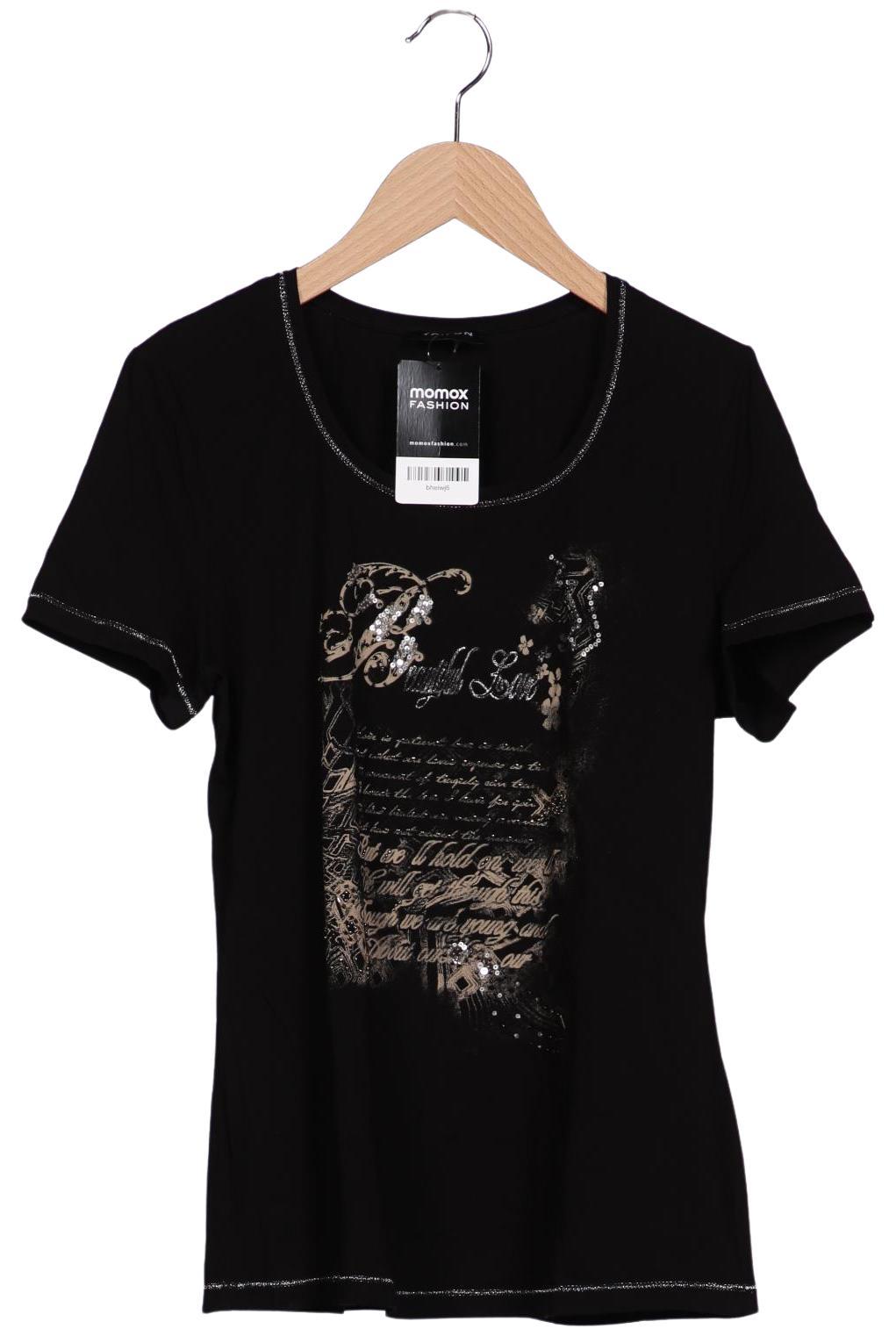 

Taifun Damen T-Shirt, schwarz, Gr. 40