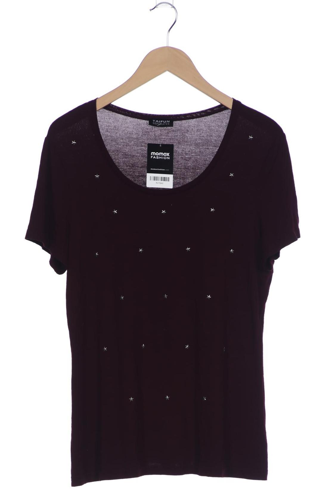 

Taifun Damen T-Shirt, bordeaux, Gr. 44