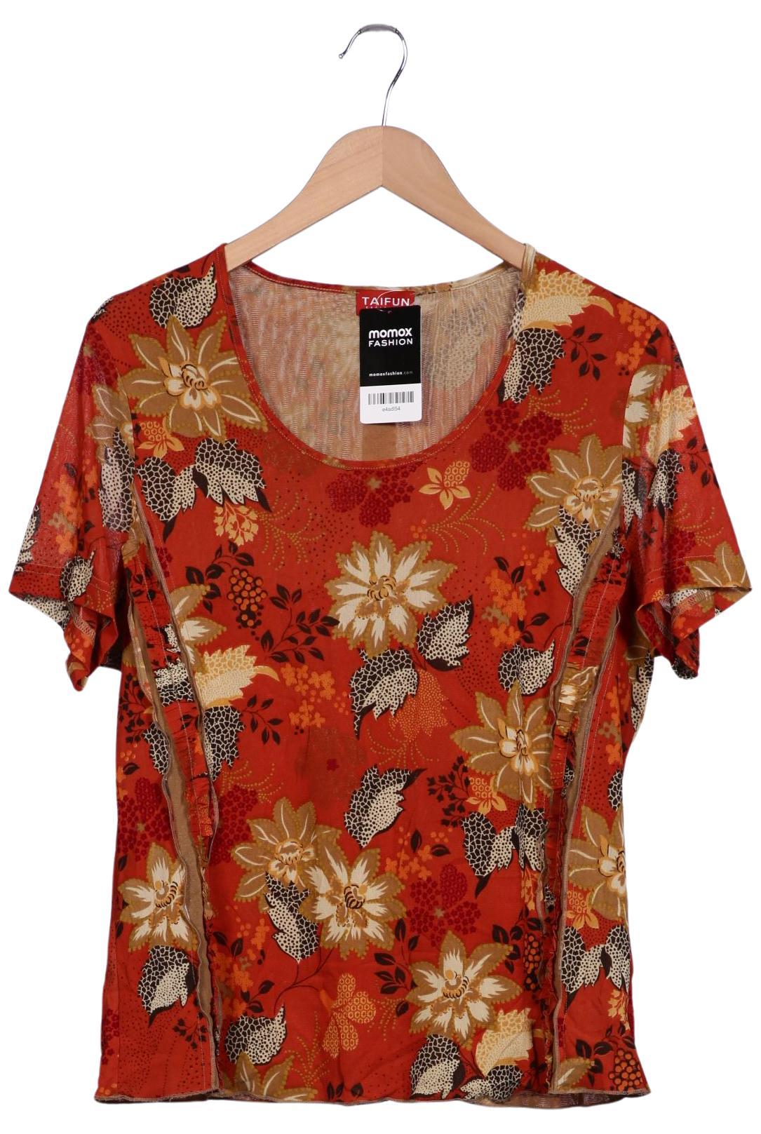 

Taifun Damen T-Shirt, orange, Gr. 38