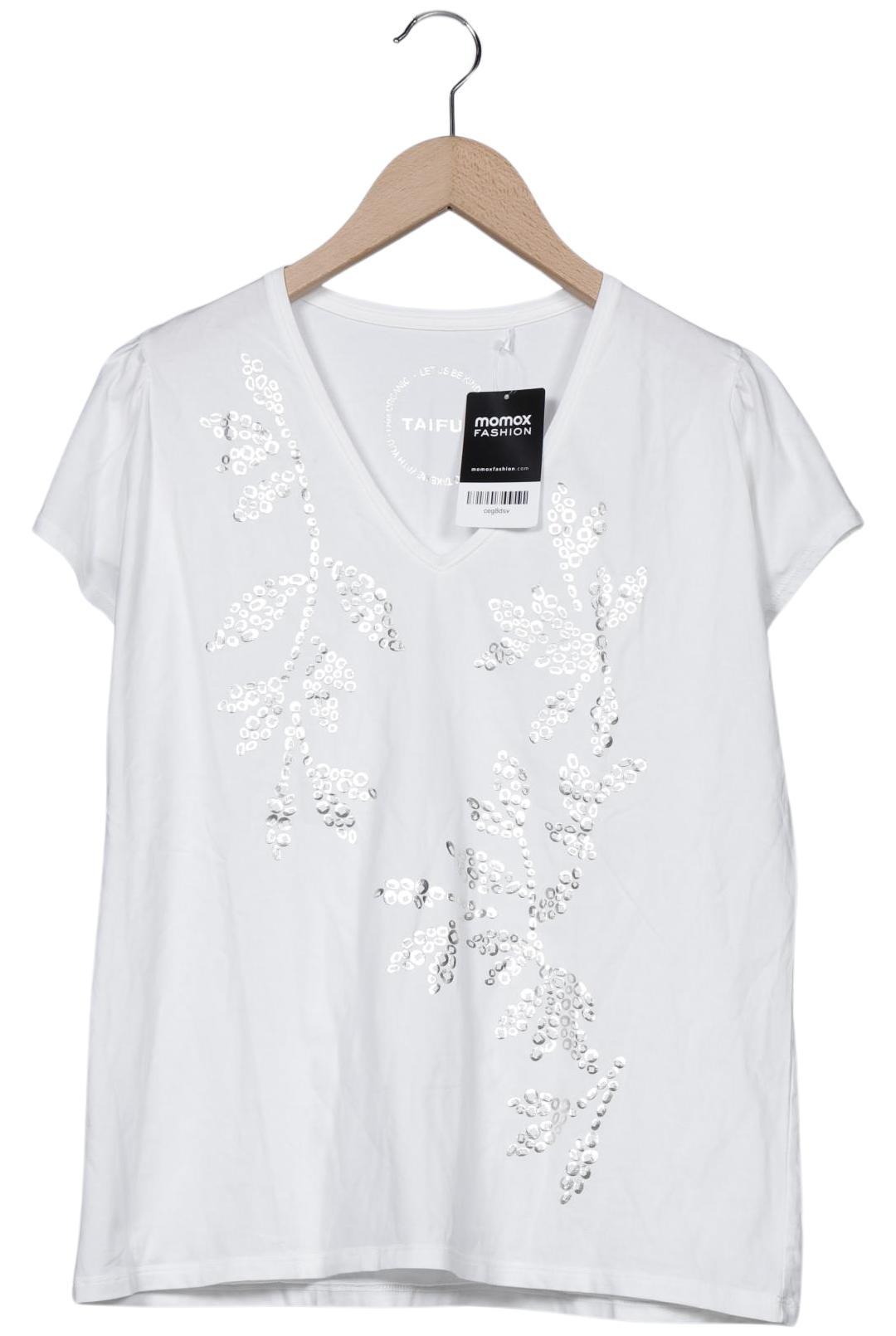 

Taifun Damen T-Shirt, weiß, Gr. 42