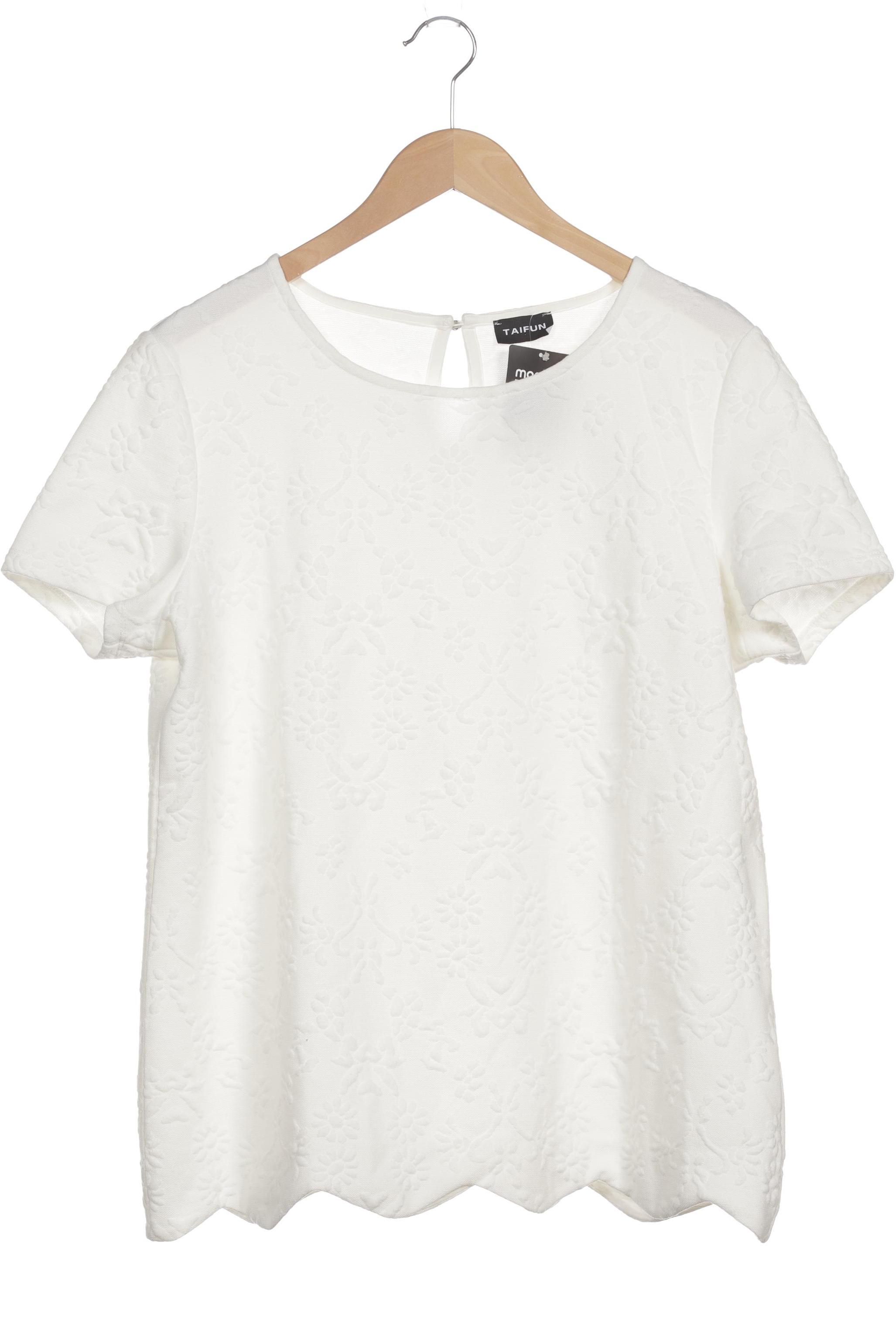 

Taifun Damen T-Shirt, weiß, Gr. 42
