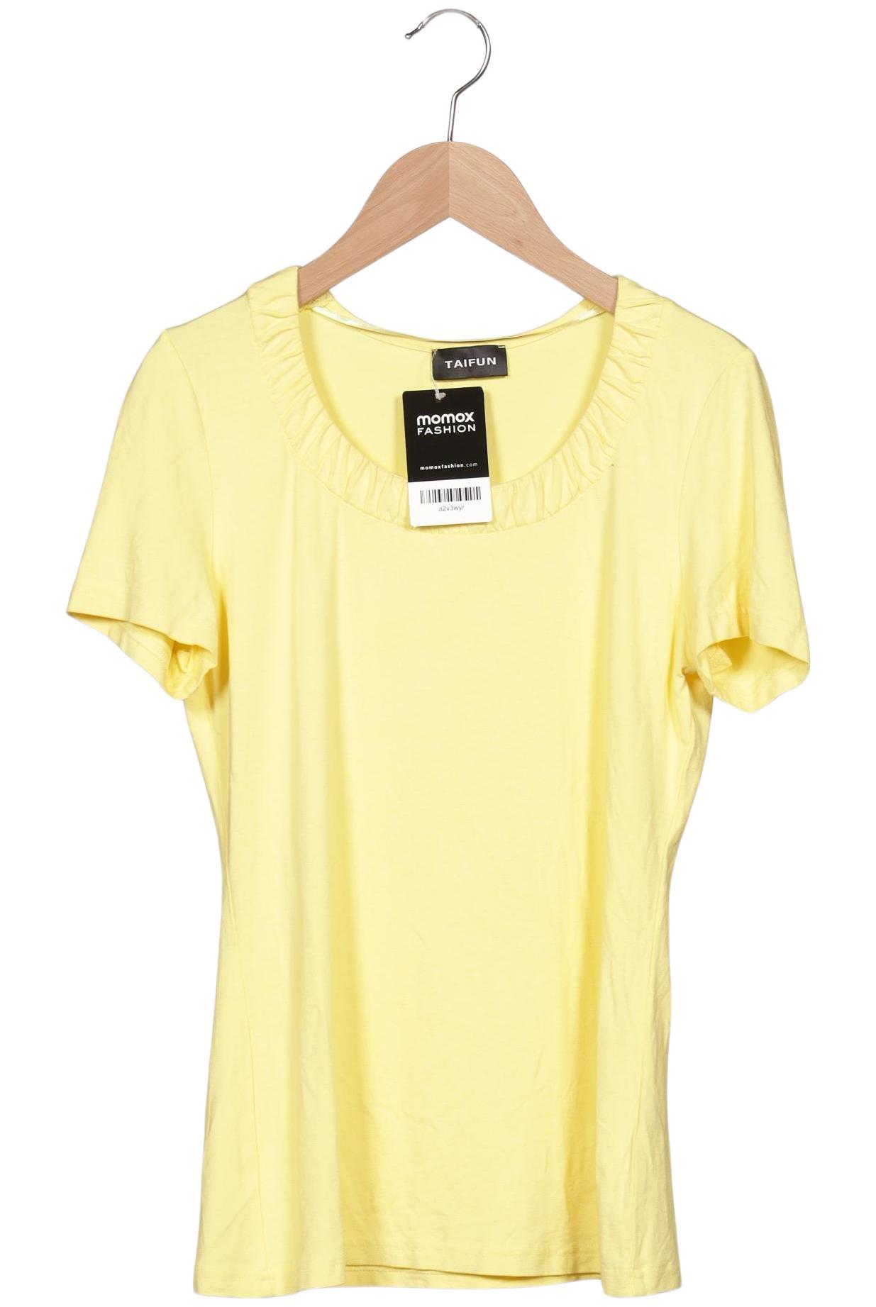 

Taifun Damen T-Shirt, gelb, Gr. 38