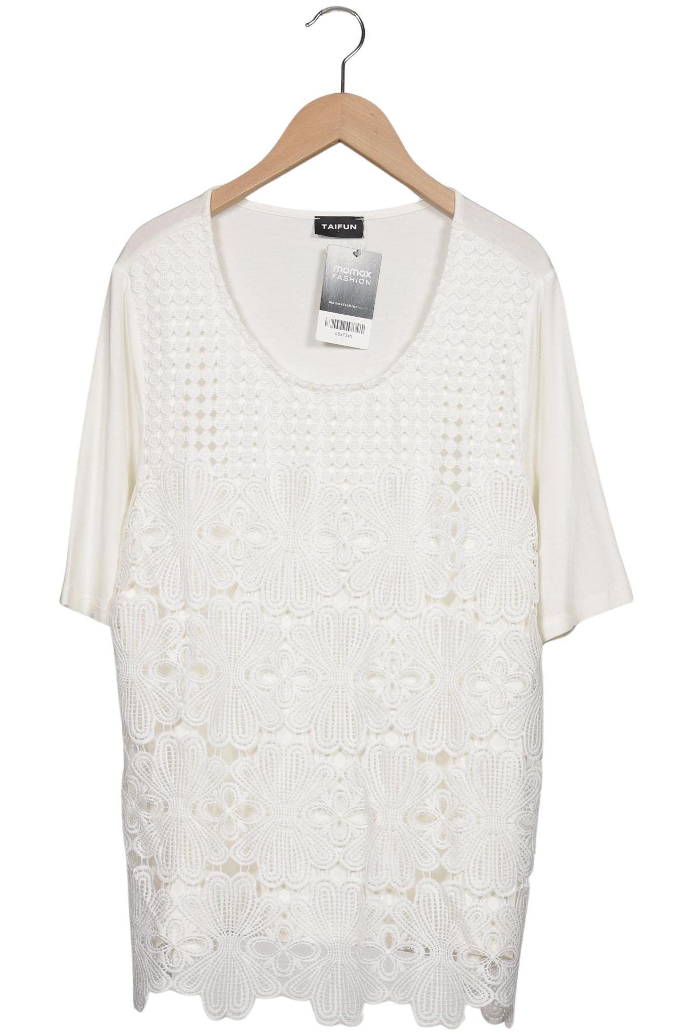 

Taifun Damen T-Shirt, cremeweiß, Gr. 42