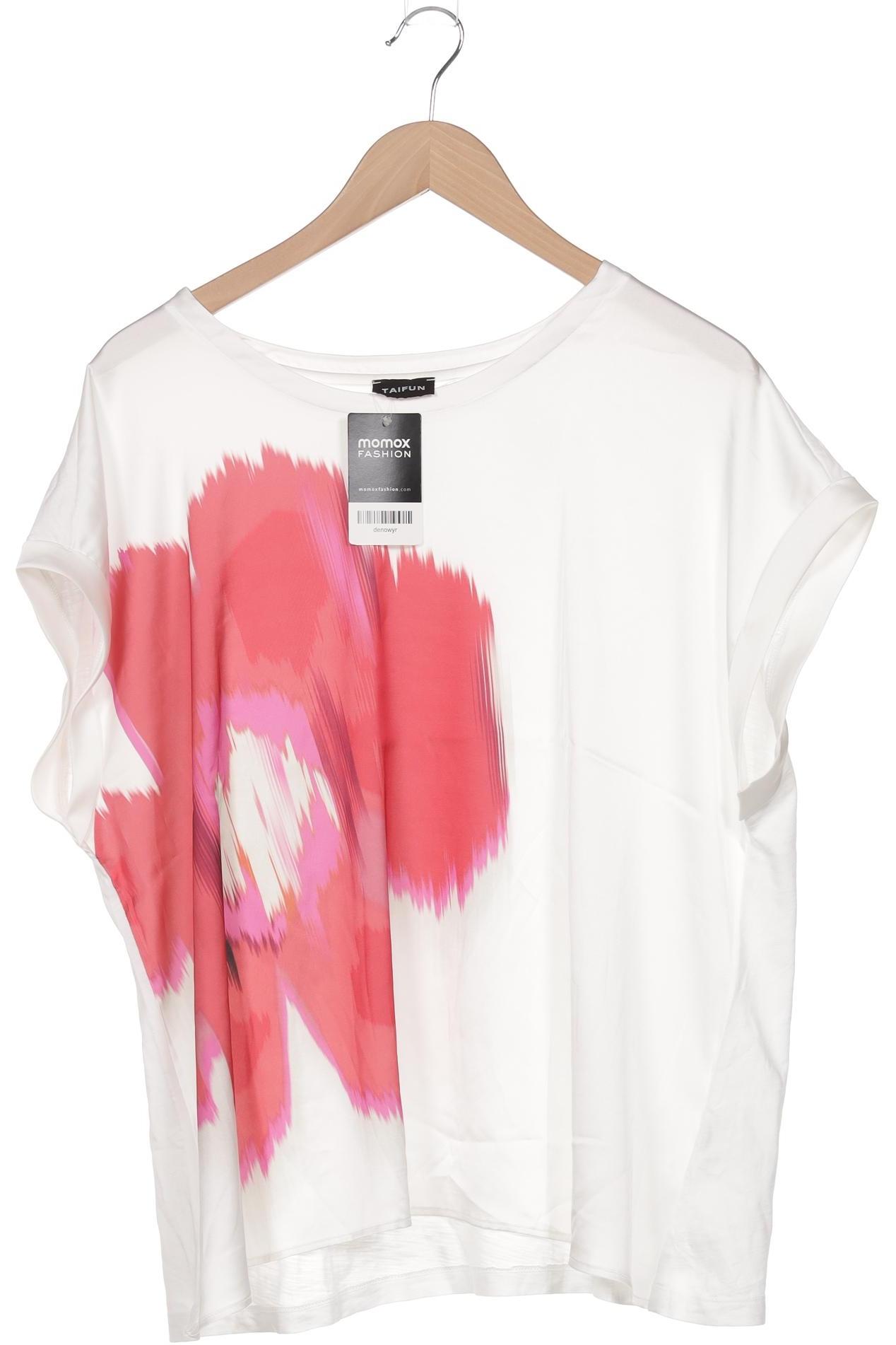 

Taifun Damen T-Shirt, weiß, Gr. 48