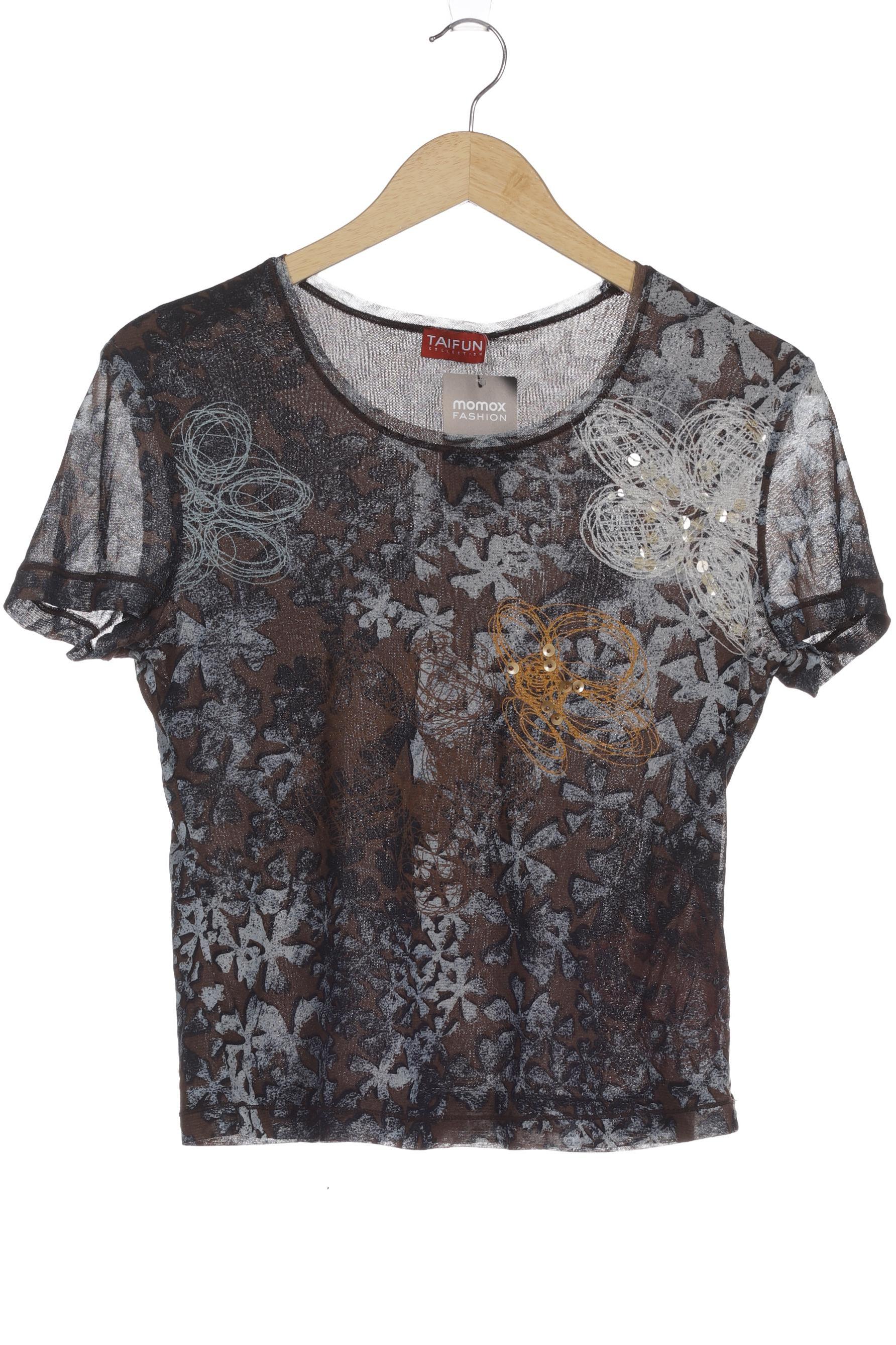 

Taifun Damen T-Shirt, braun, Gr. 38