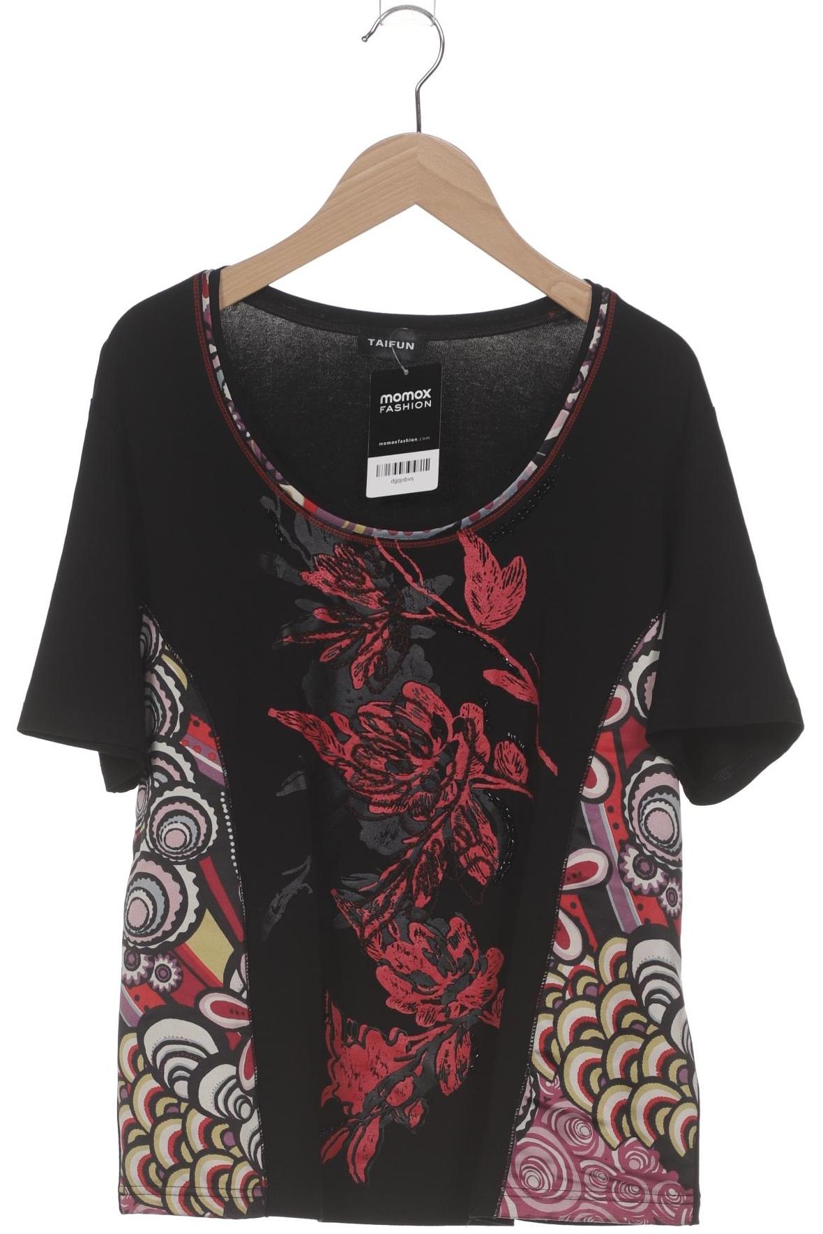 

Taifun Damen T-Shirt, schwarz, Gr. 42