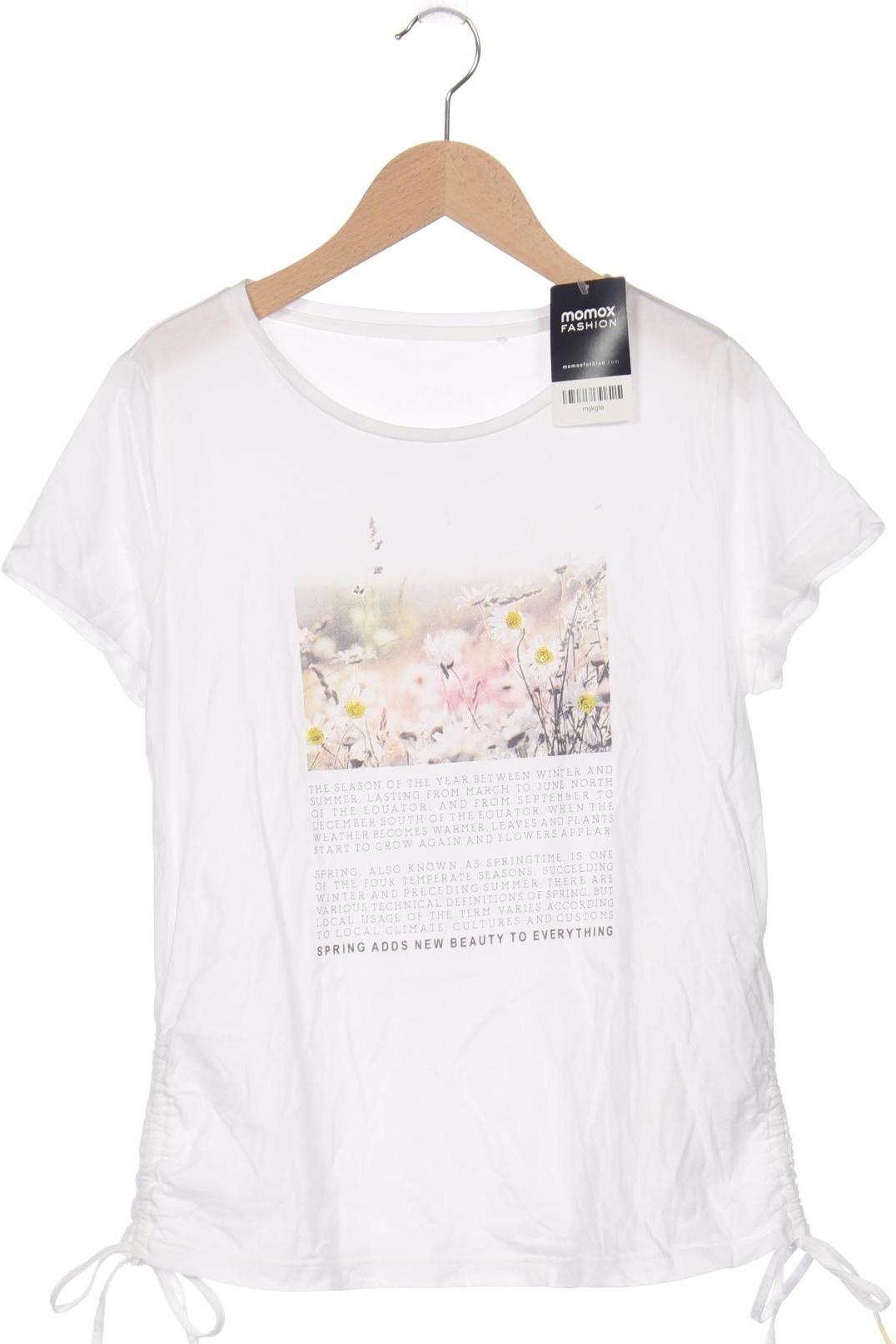 

Taifun Damen T-Shirt, weiß, Gr. 38