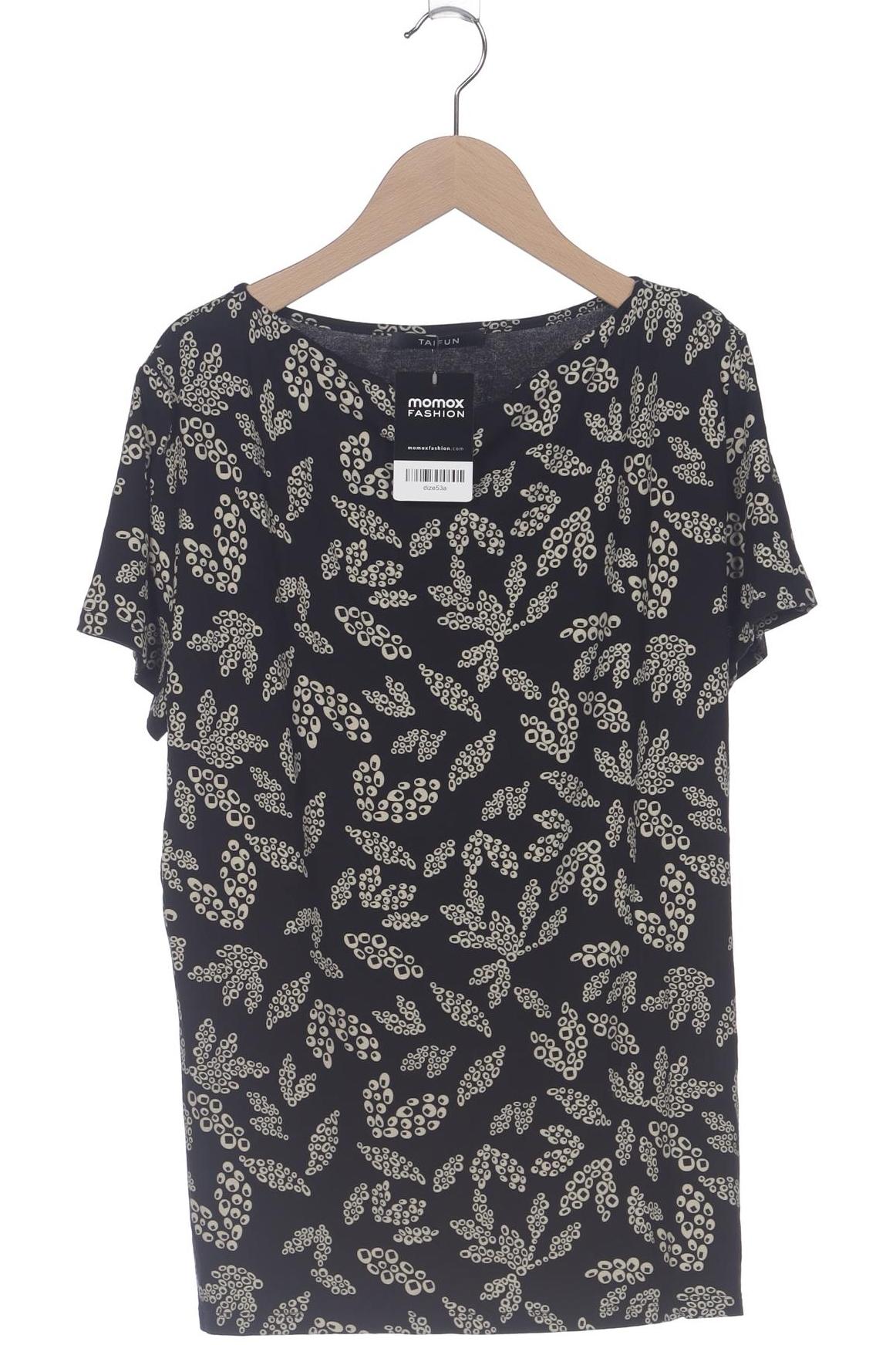 

Taifun Damen T-Shirt, schwarz, Gr. 38