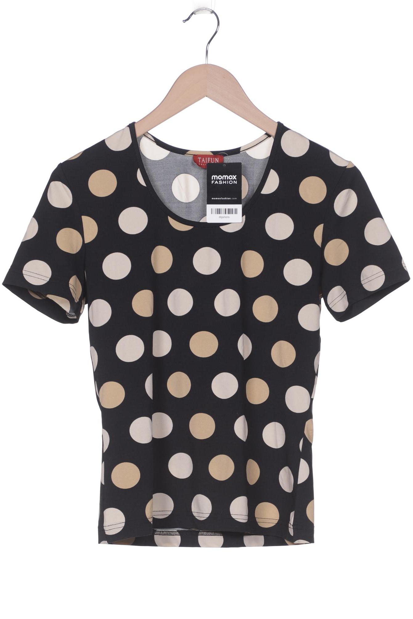 

Taifun Damen T-Shirt, schwarz, Gr. 38