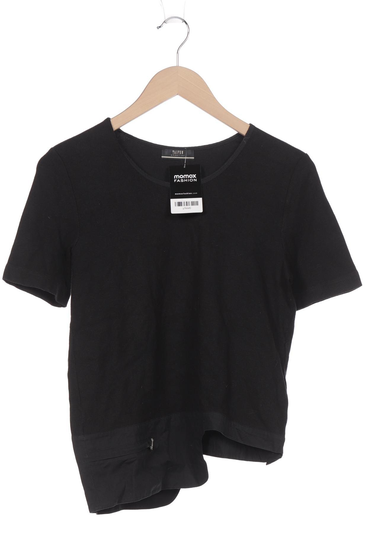 

Taifun Damen T-Shirt, schwarz, Gr. 42
