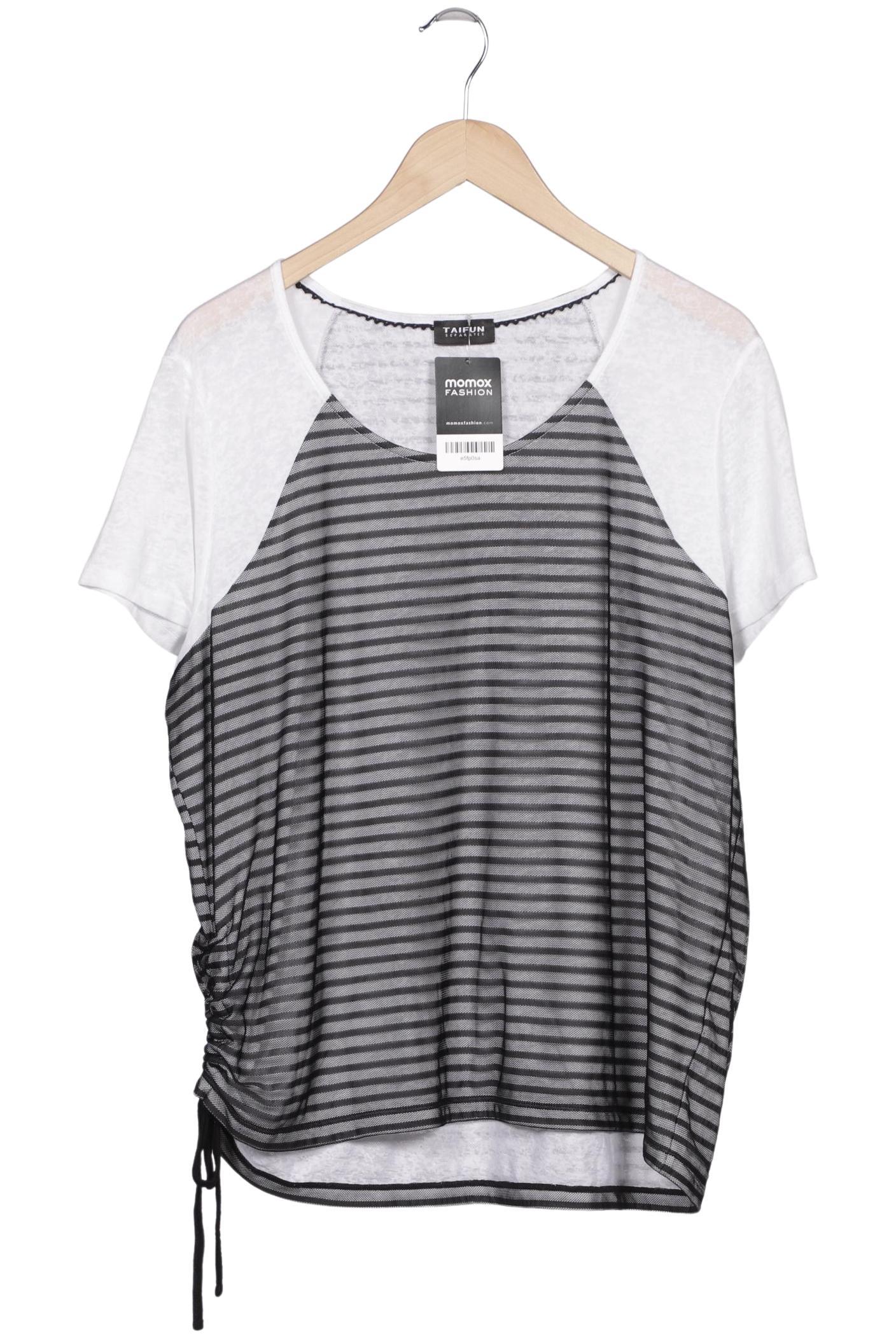 

Taifun Damen T-Shirt, schwarz, Gr. 46
