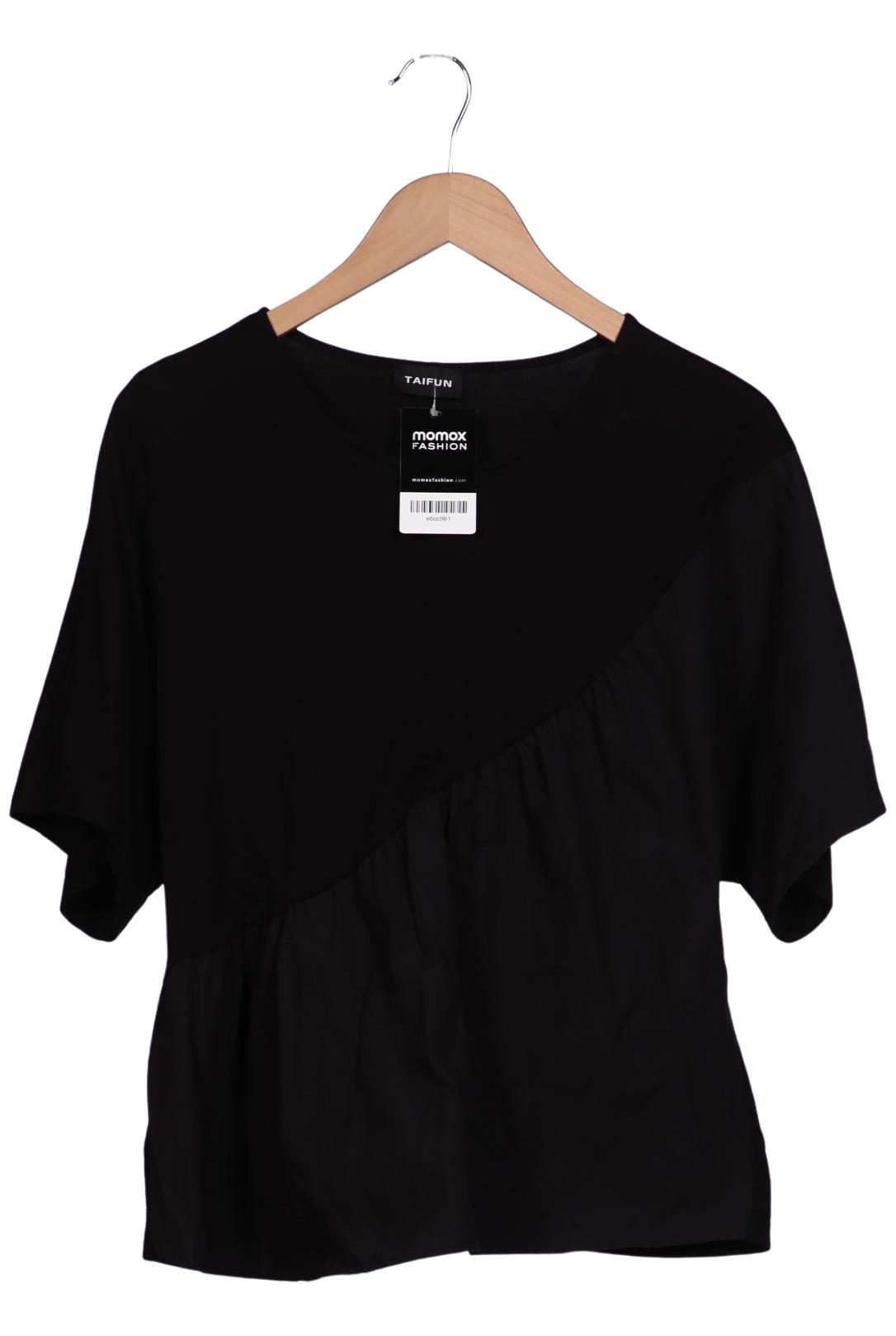 

Taifun Damen T-Shirt, schwarz, Gr. 42
