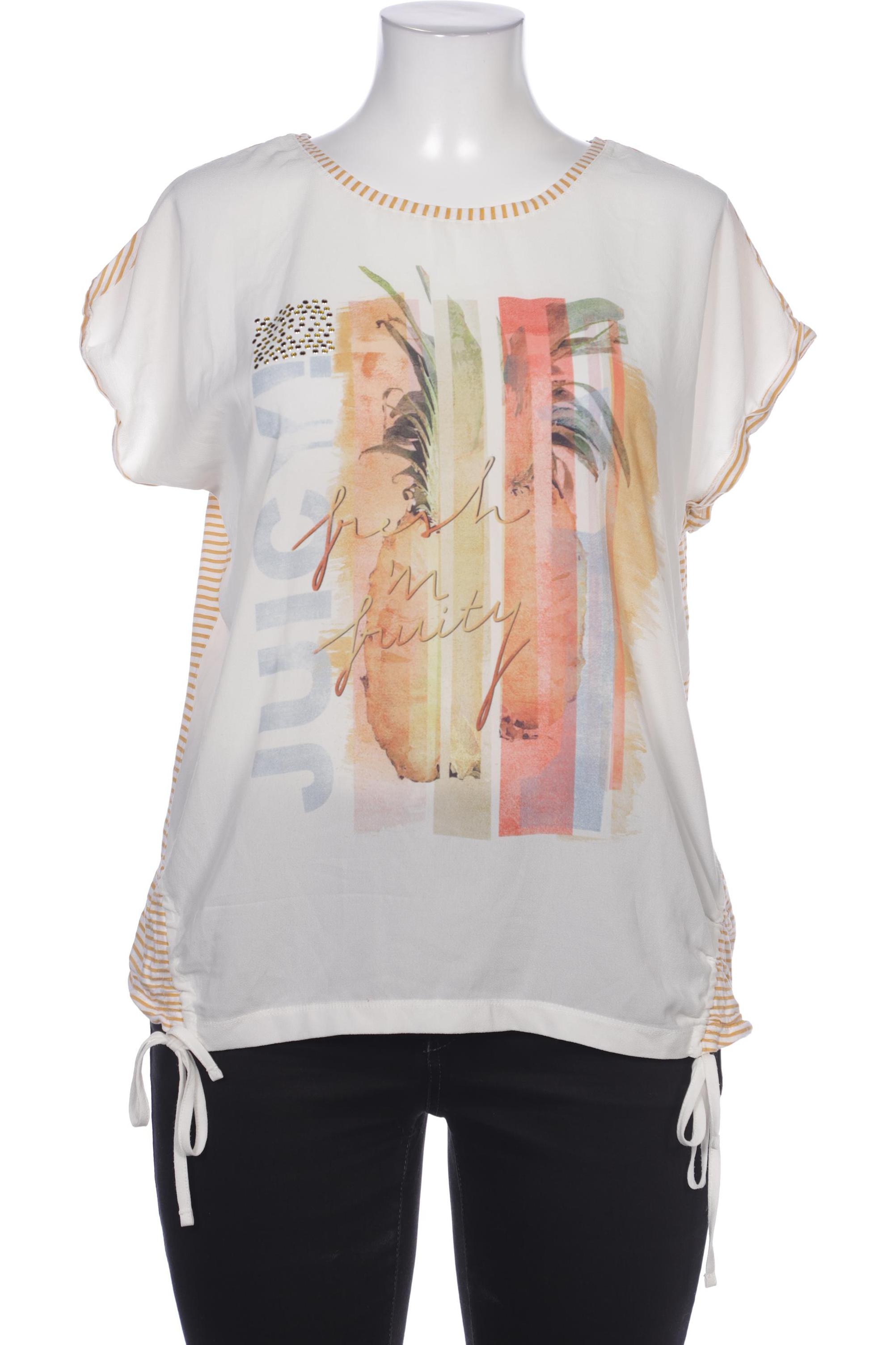 

Taifun Damen T-Shirt, weiß, Gr. 44
