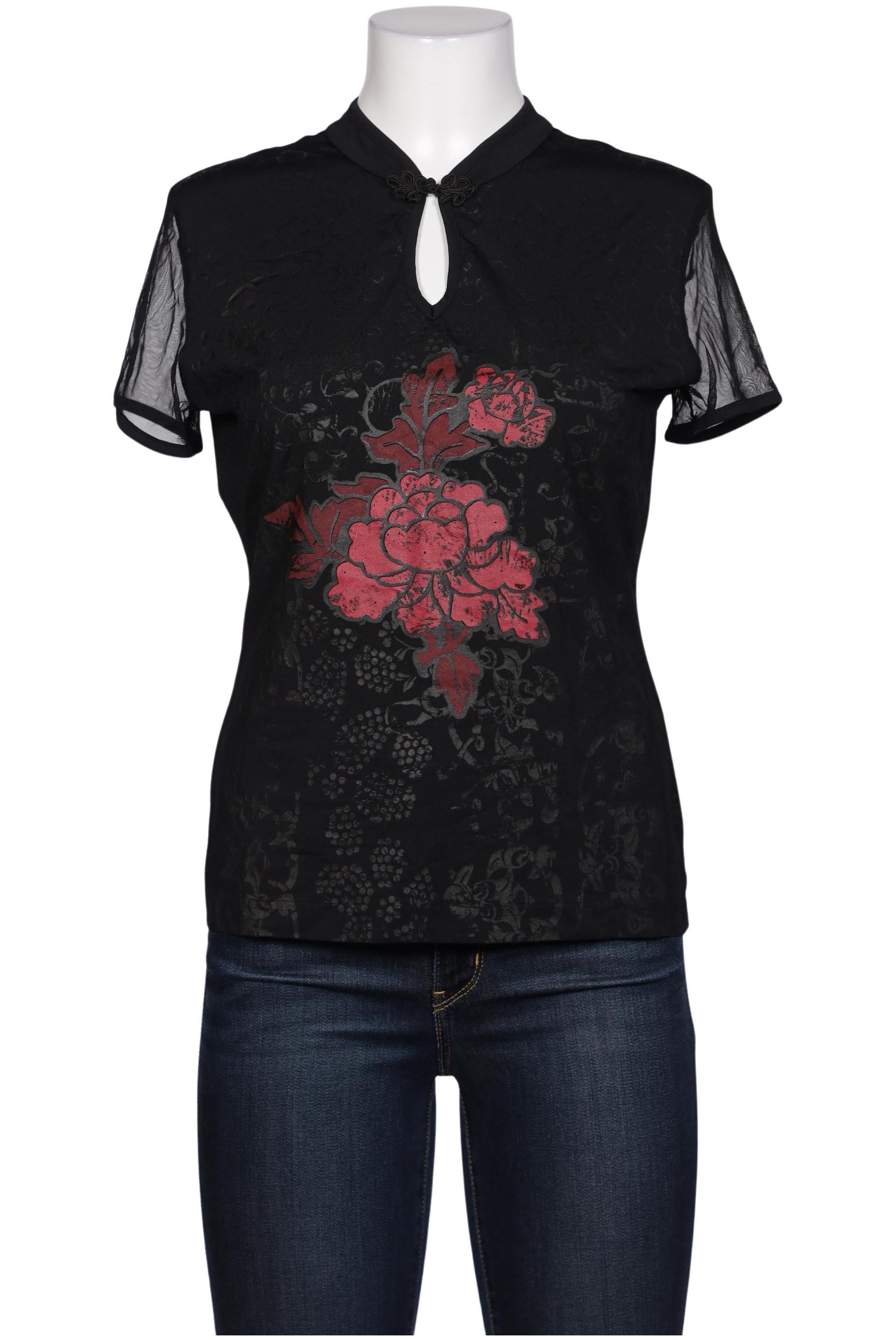 

Taifun Damen T-Shirt, schwarz, Gr. 40