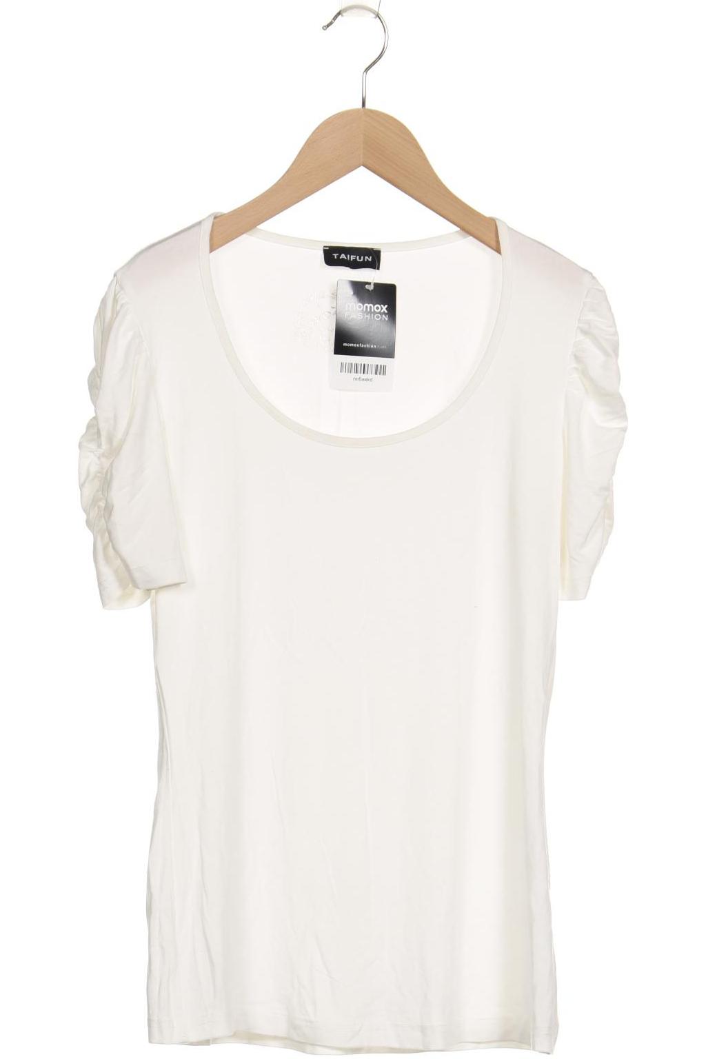 

Taifun Damen T-Shirt, cremeweiß, Gr. 34