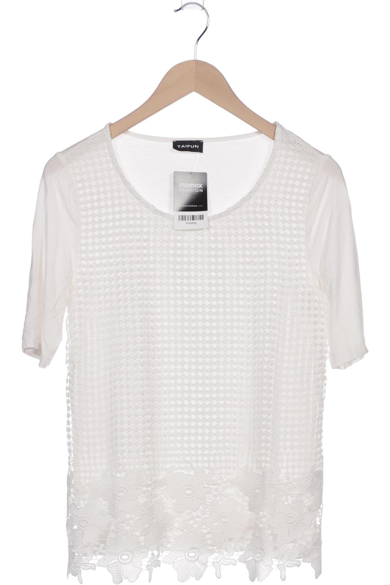 

Taifun Damen T-Shirt, weiß, Gr. 38