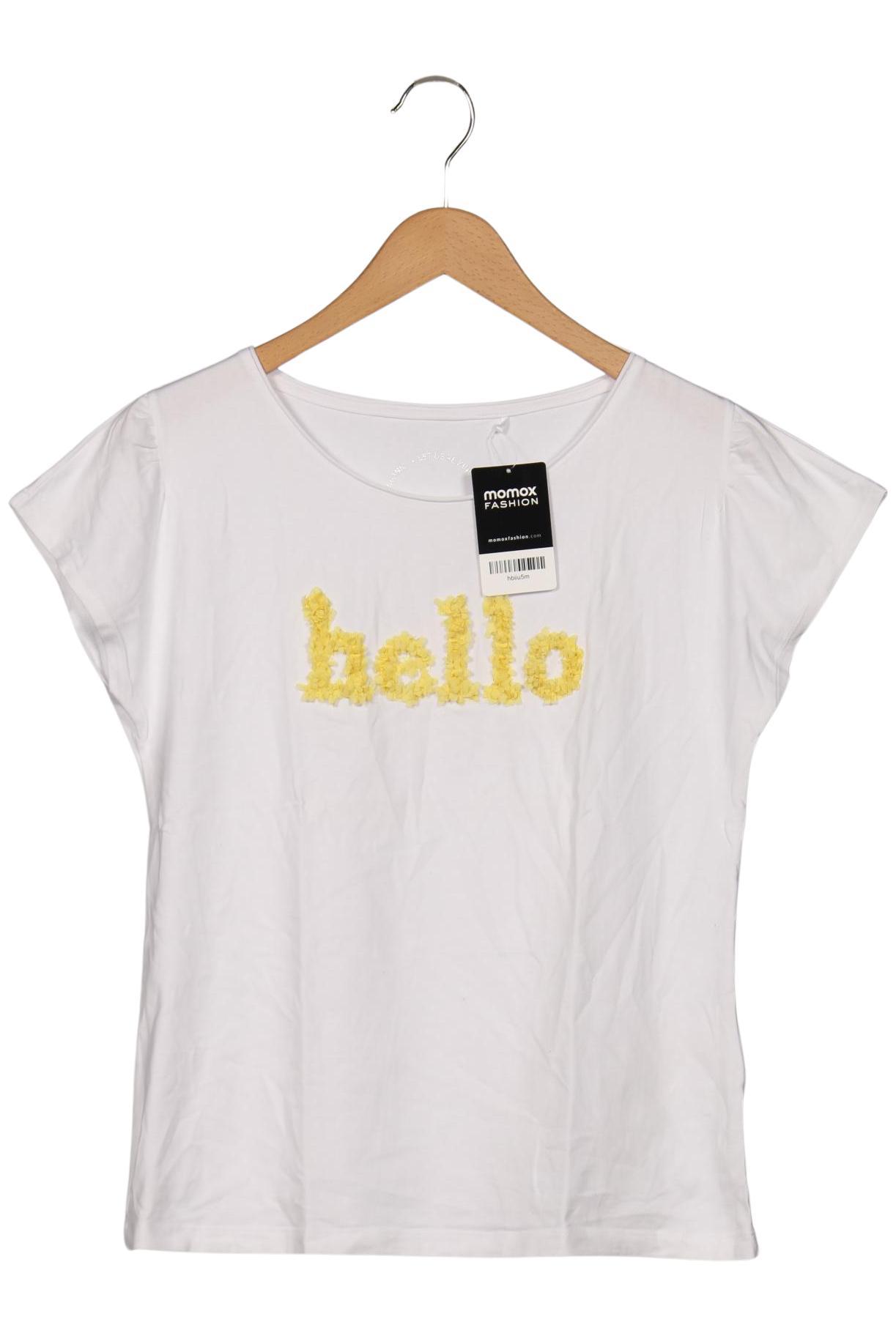 

Taifun Damen T-Shirt, weiß, Gr. 40