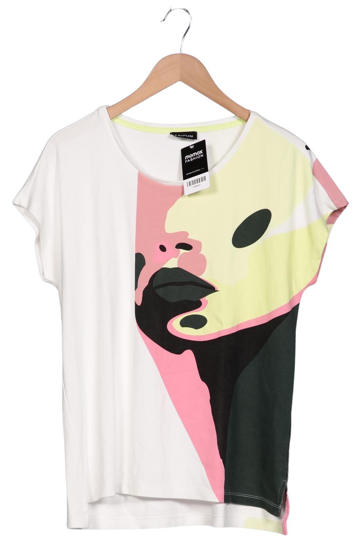 

Taifun Damen T-Shirt, weiß, Gr. 40