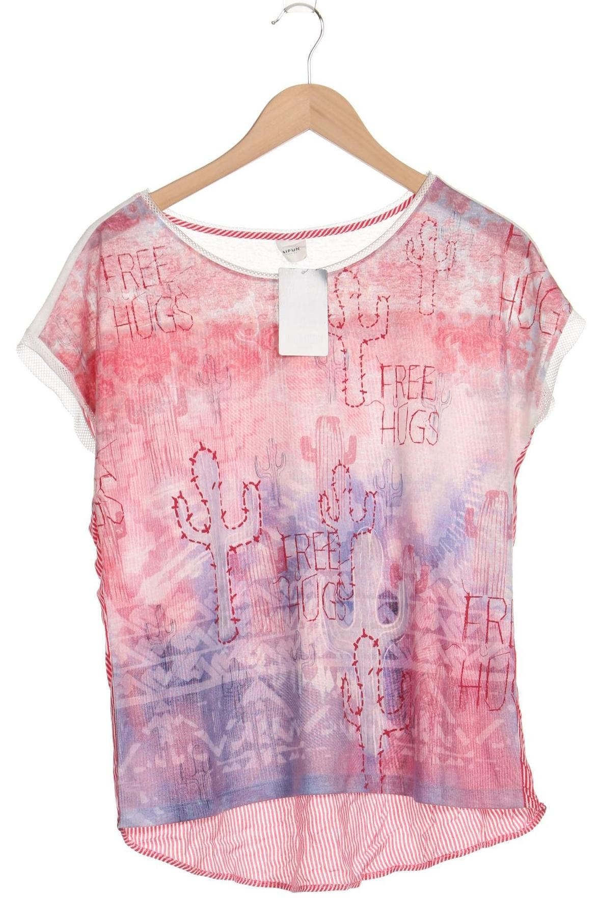 

Taifun Damen T-Shirt, rot, Gr. 40