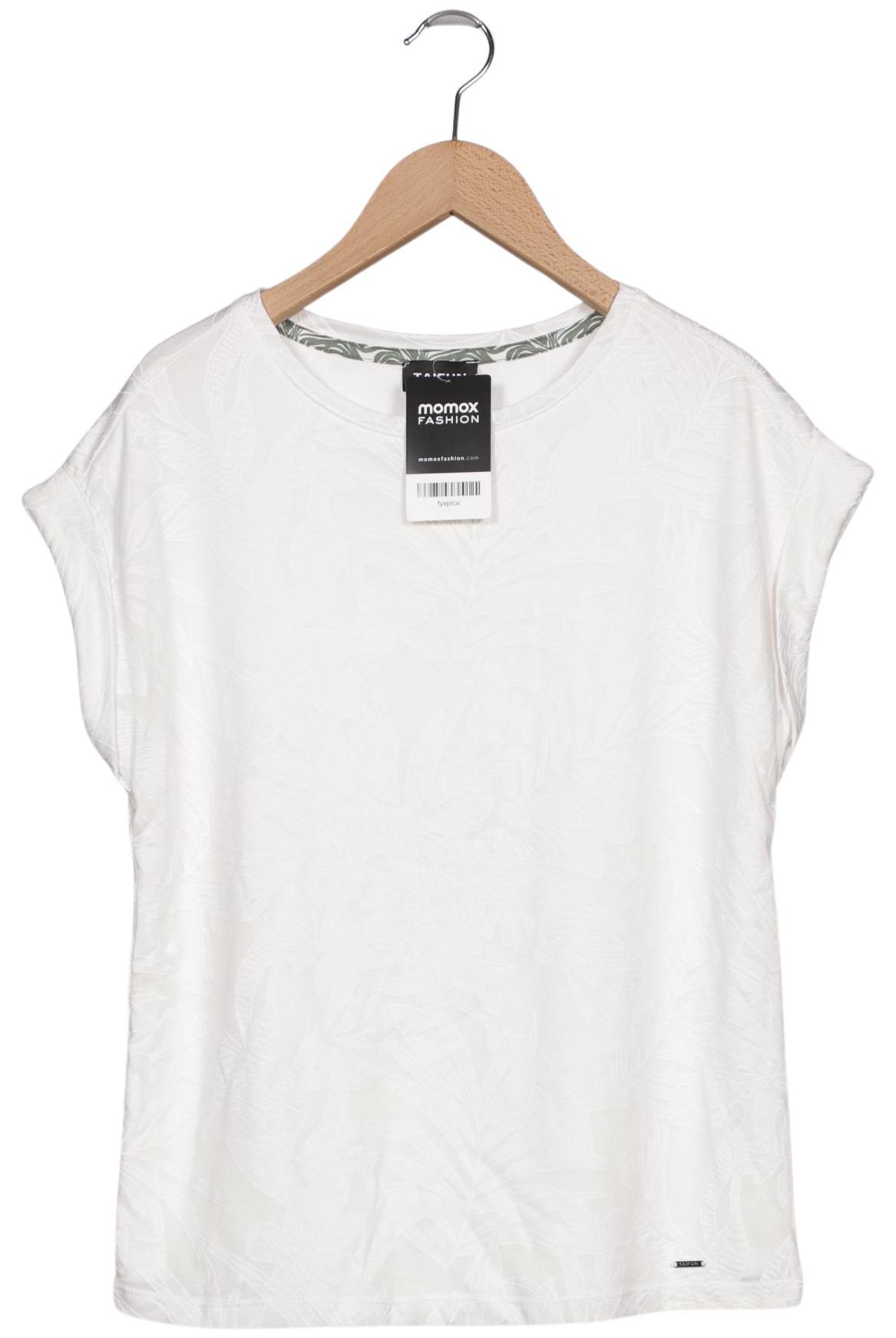

Taifun Damen T-Shirt, weiß, Gr. 38
