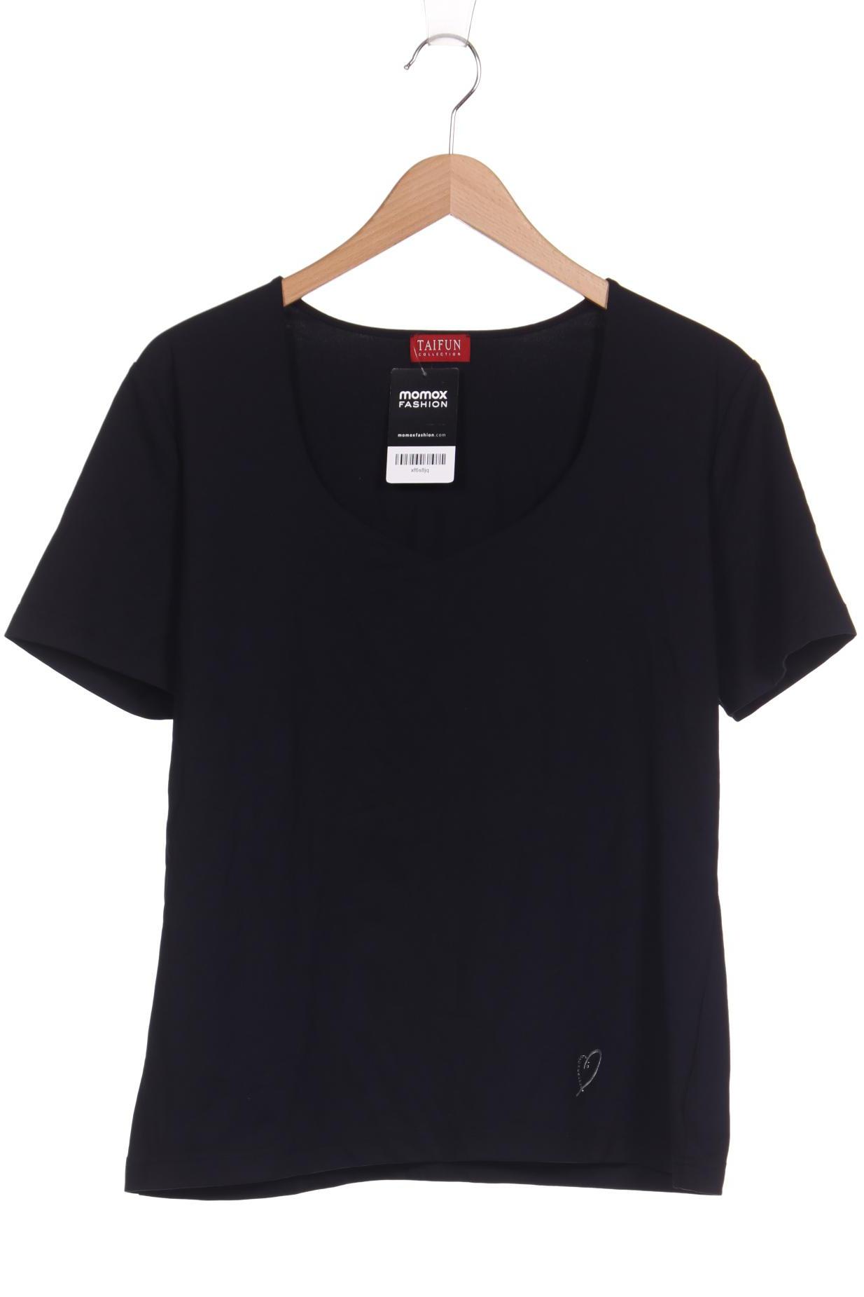 

Taifun Damen T-Shirt, schwarz, Gr. 46
