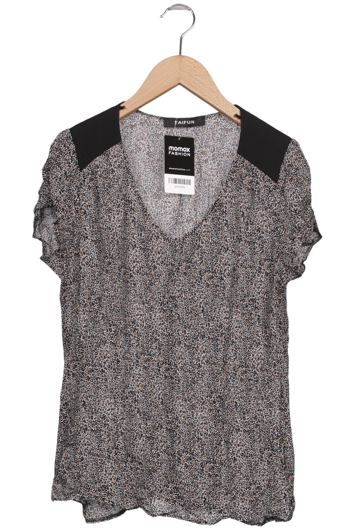 

Taifun Damen T-Shirt, schwarz, Gr. 38