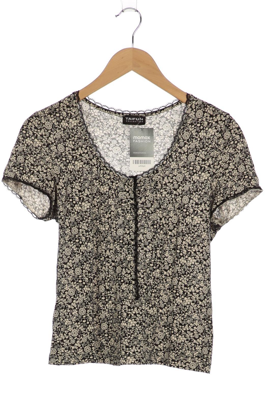 

Taifun Damen T-Shirt, schwarz, Gr. 38