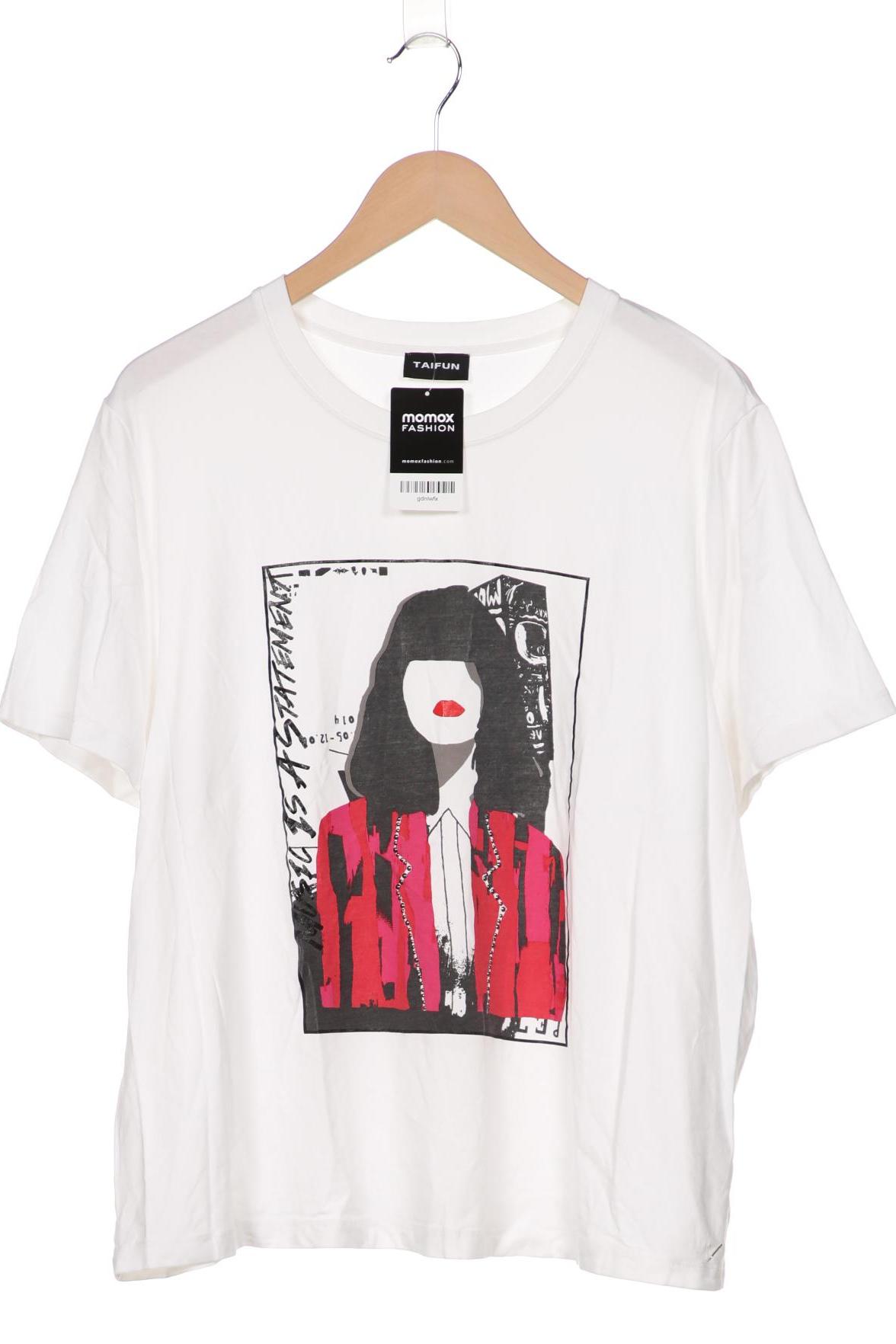 

TAIFUN Damen T-Shirt, weiß